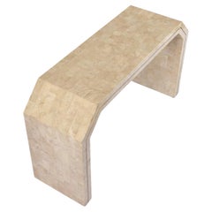 Karl Springer Style Tessellated Smith Console Table by Maitland Smith