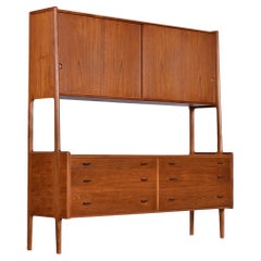 1958 Dänisches Bar-Credenza aus Teakholz von Hans Wegner für Ry Møbler