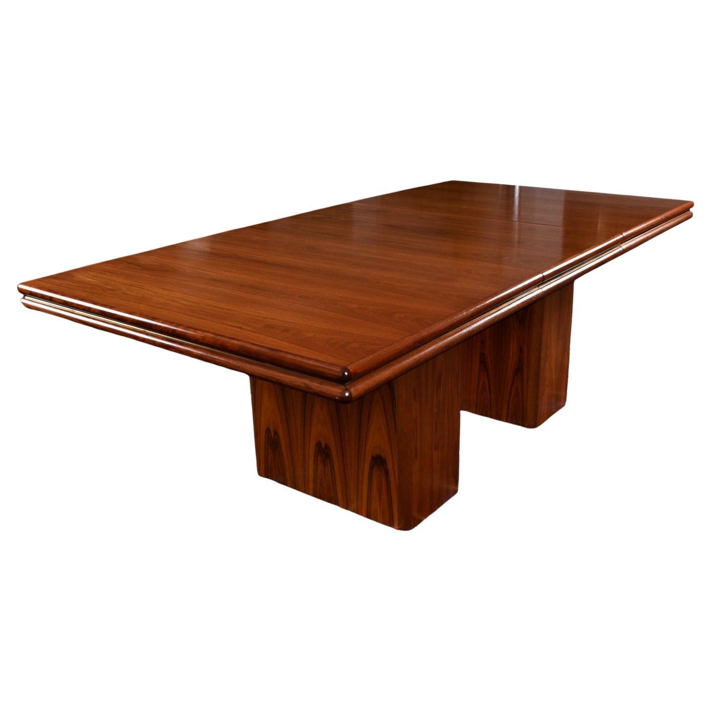 Sannemanns Møbelfabrik Table de salle à manger extensible en palissandre danois en vente