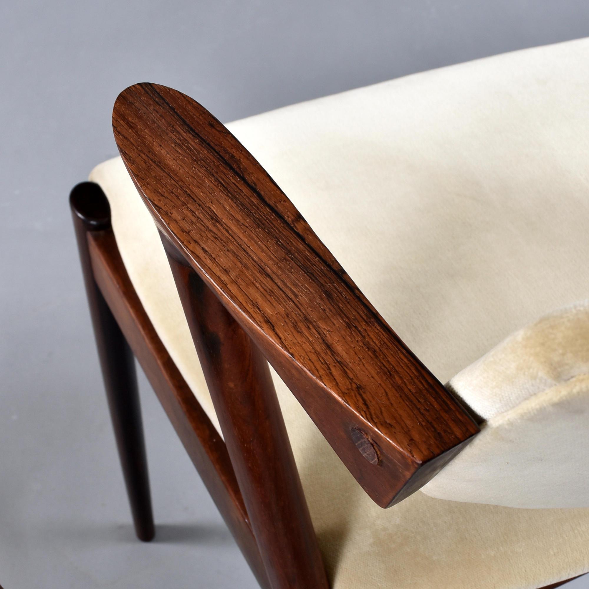 Set di 4 poltrone Kai Kristiansen modello 42 in teak massiccio 
