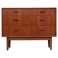 Commode en teck d'origine danoise Lyby Mobler