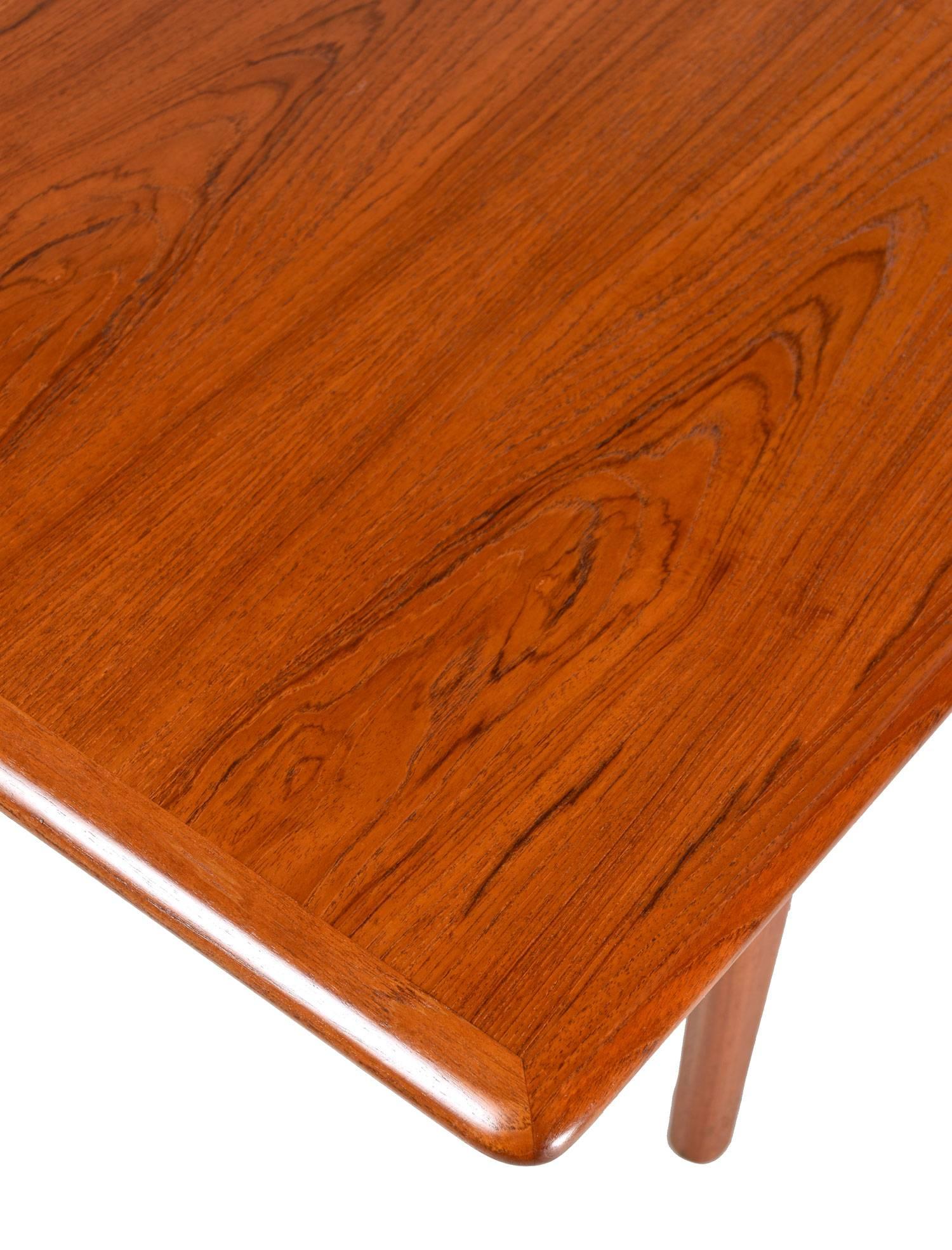 Scandinavian Modern Mid-Century Modern Trioh Teak and Cane Coffee Table