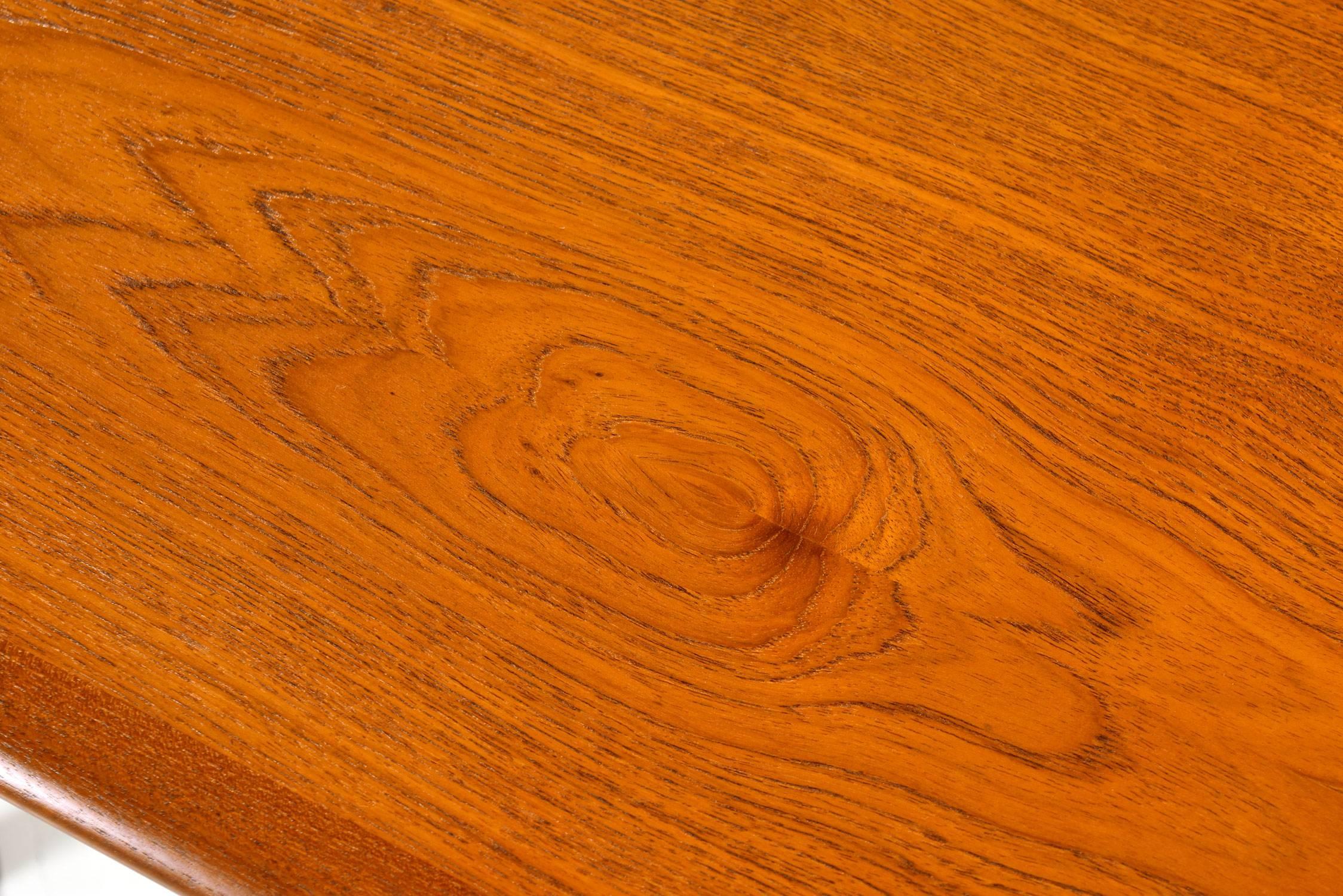 mid century teak end table