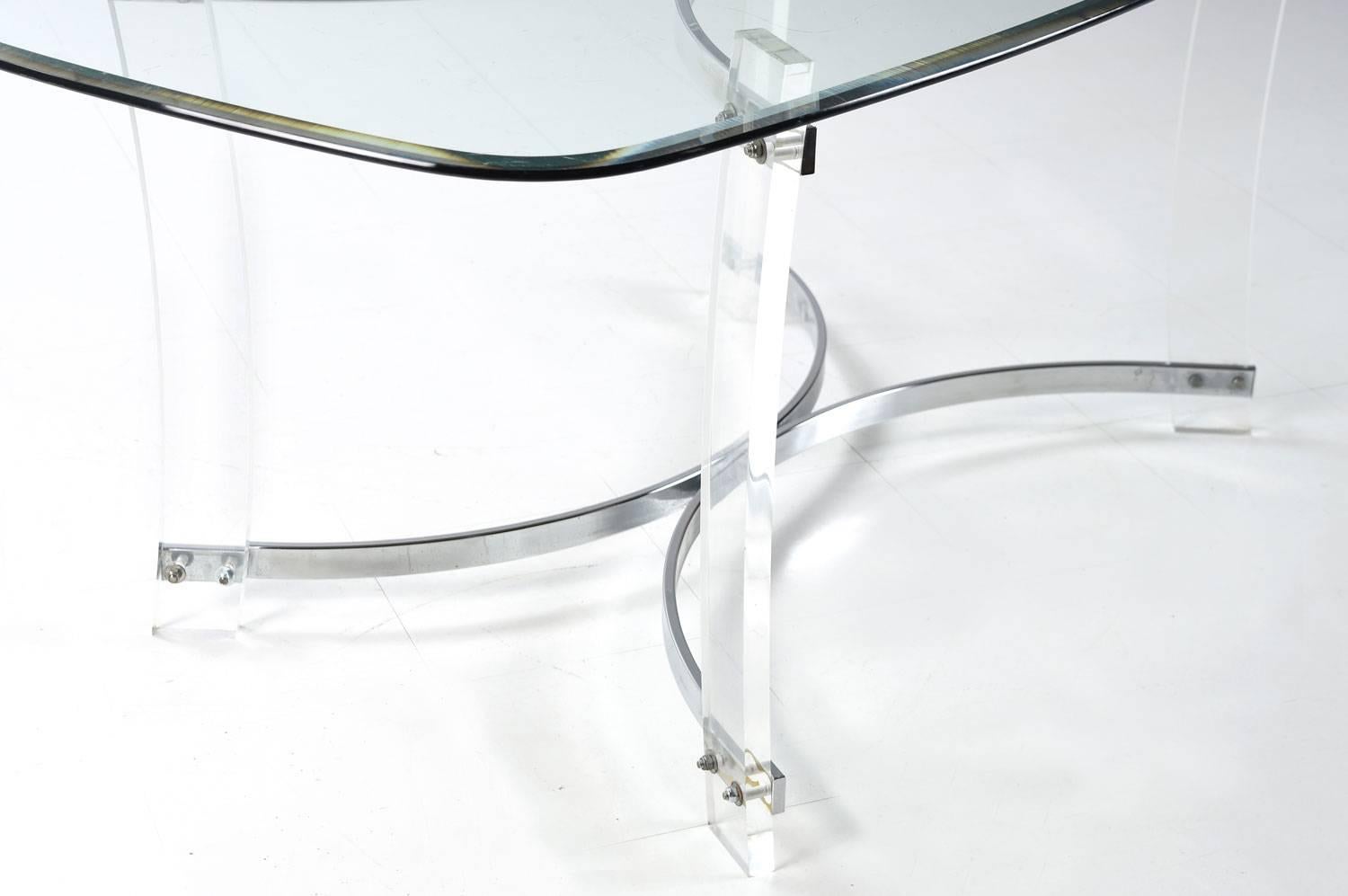 modern acrylic dining table