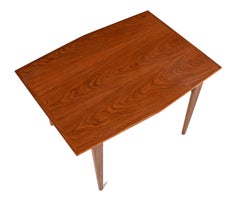 Danish Modern Style Removable Leaf Walnut Dining Table, Circa 1950's