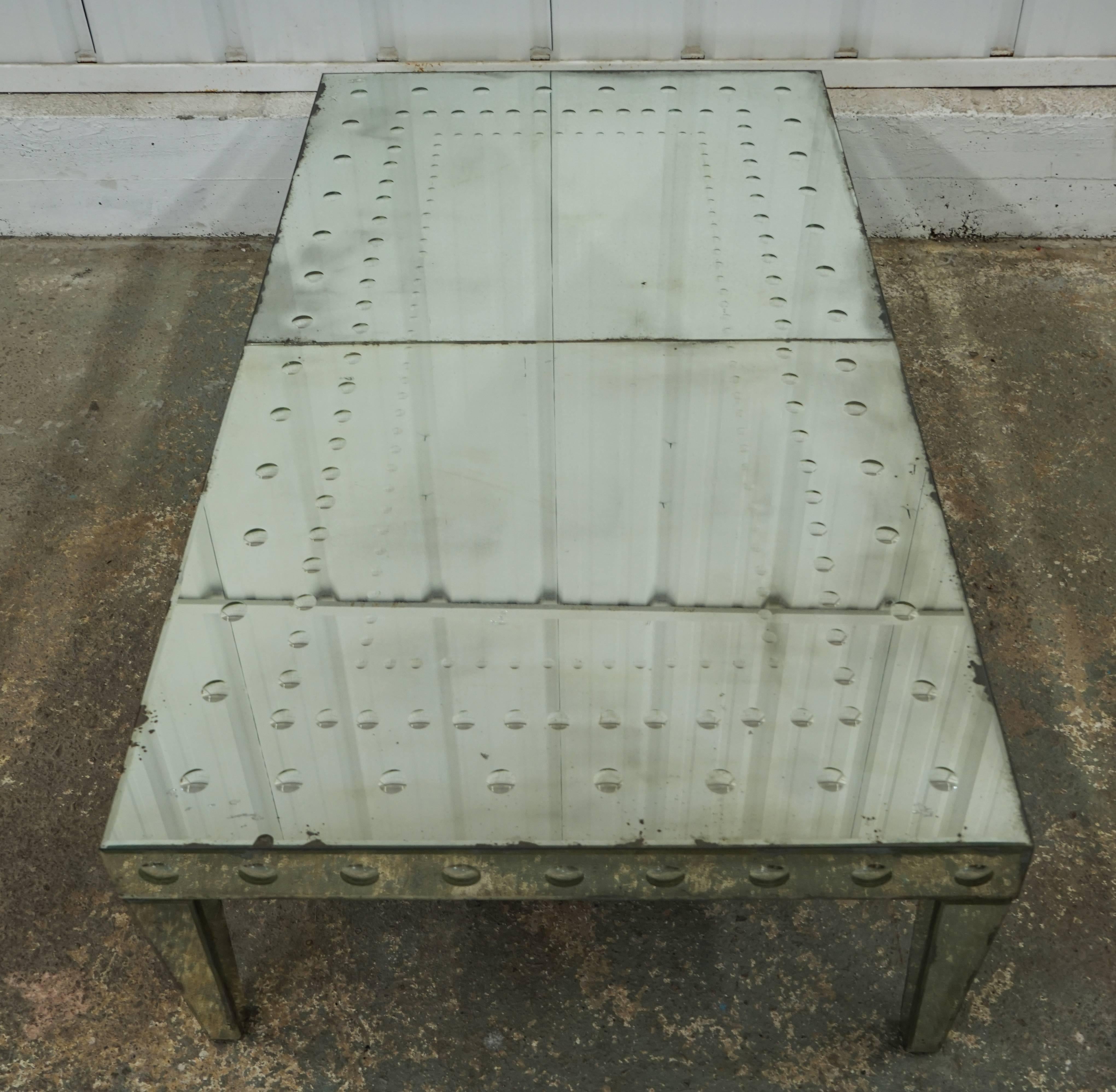 Antiqued Mirror Coffee Table For Sale at 1stDibs antique mirror