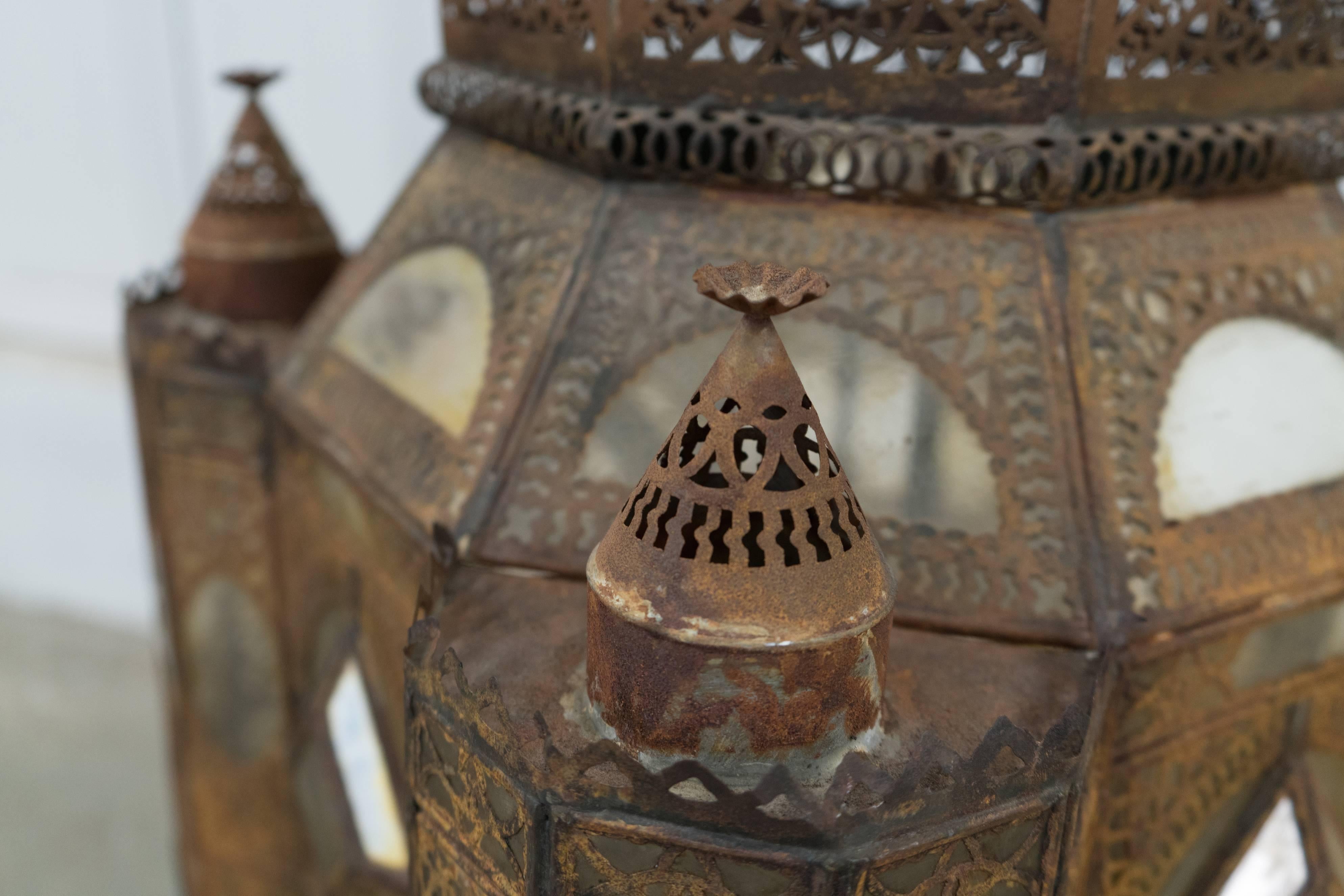 Large 19th Century Moroccan Hanging Lantern 2