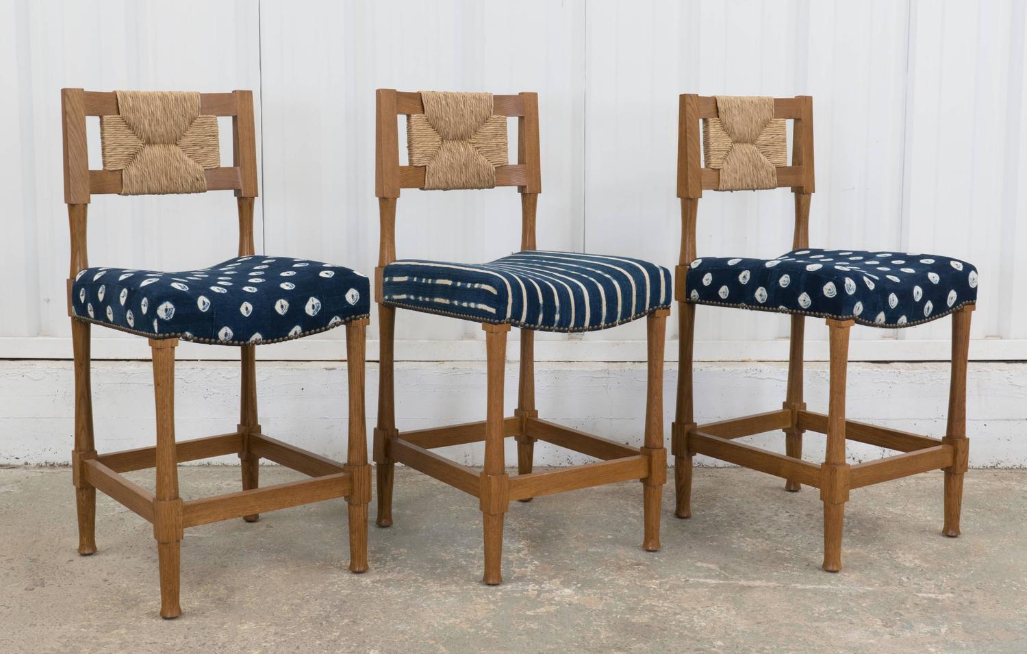 Hollywood at Home New York Athletic Club Bar Stools with Vintage