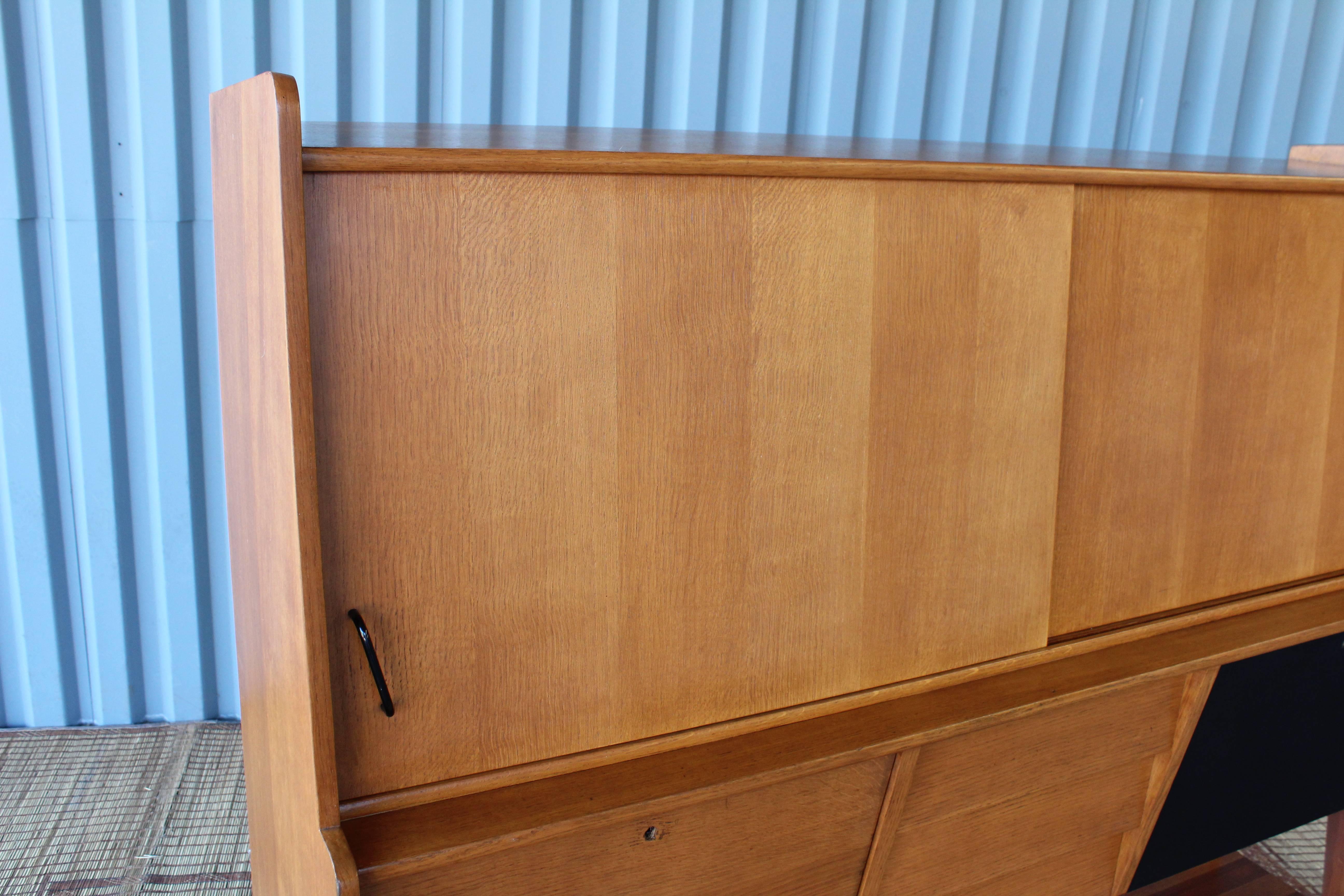 Midcentury Teak Sideboard, France, 1950s In Excellent Condition In Los Angeles, CA