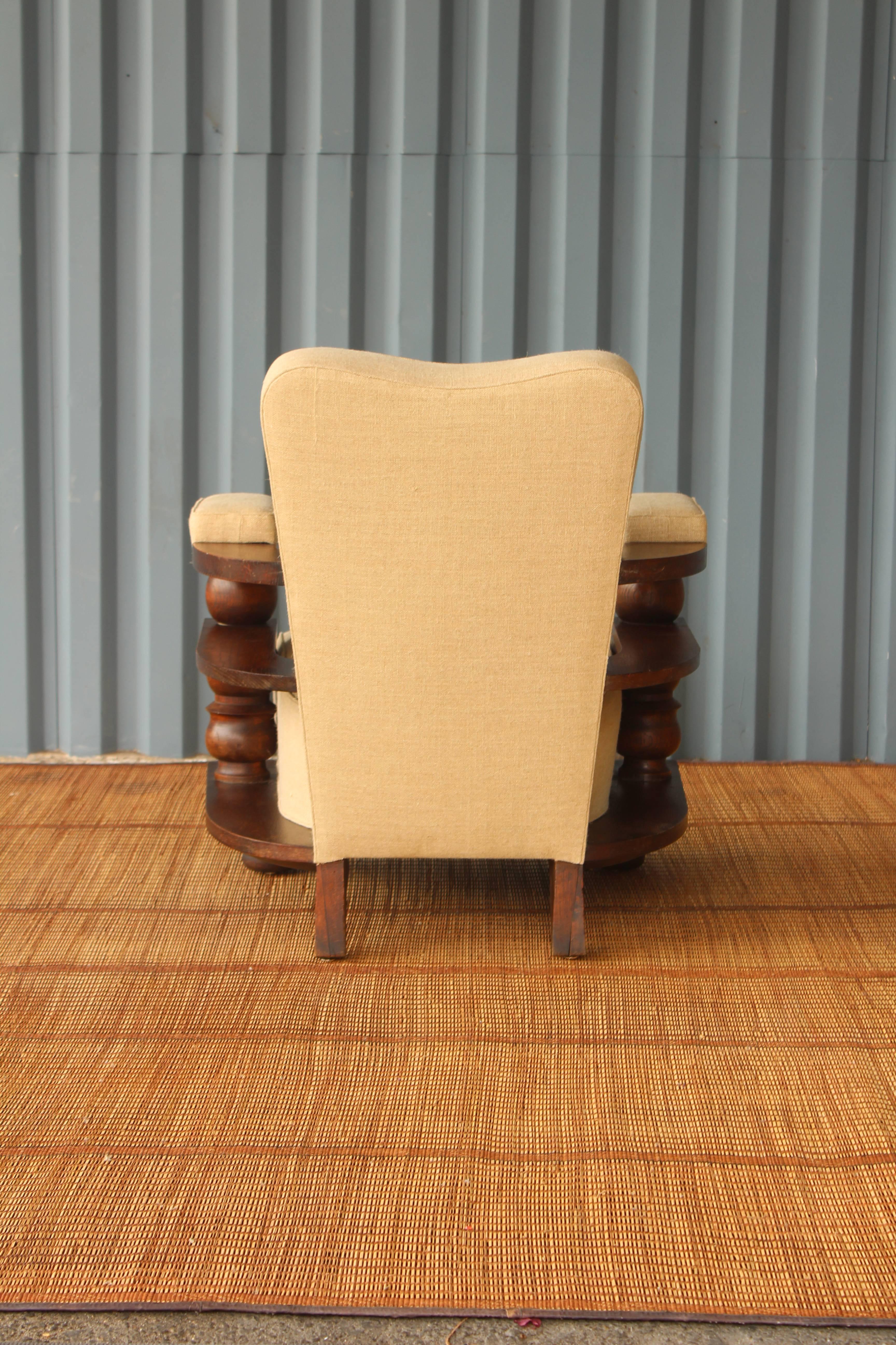 Wood Two Vintage Chairs from Biarritz