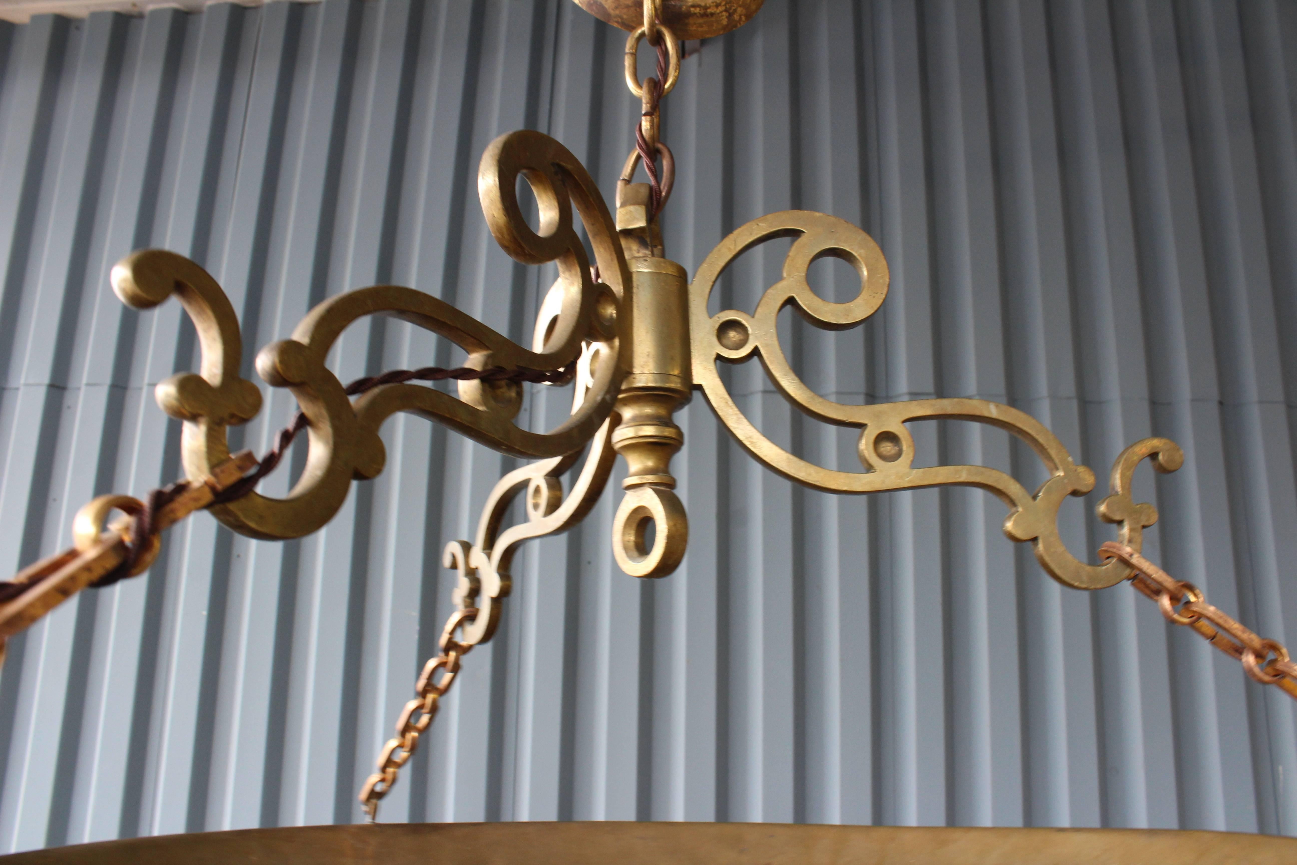 Antique Brass Pendant Light 1