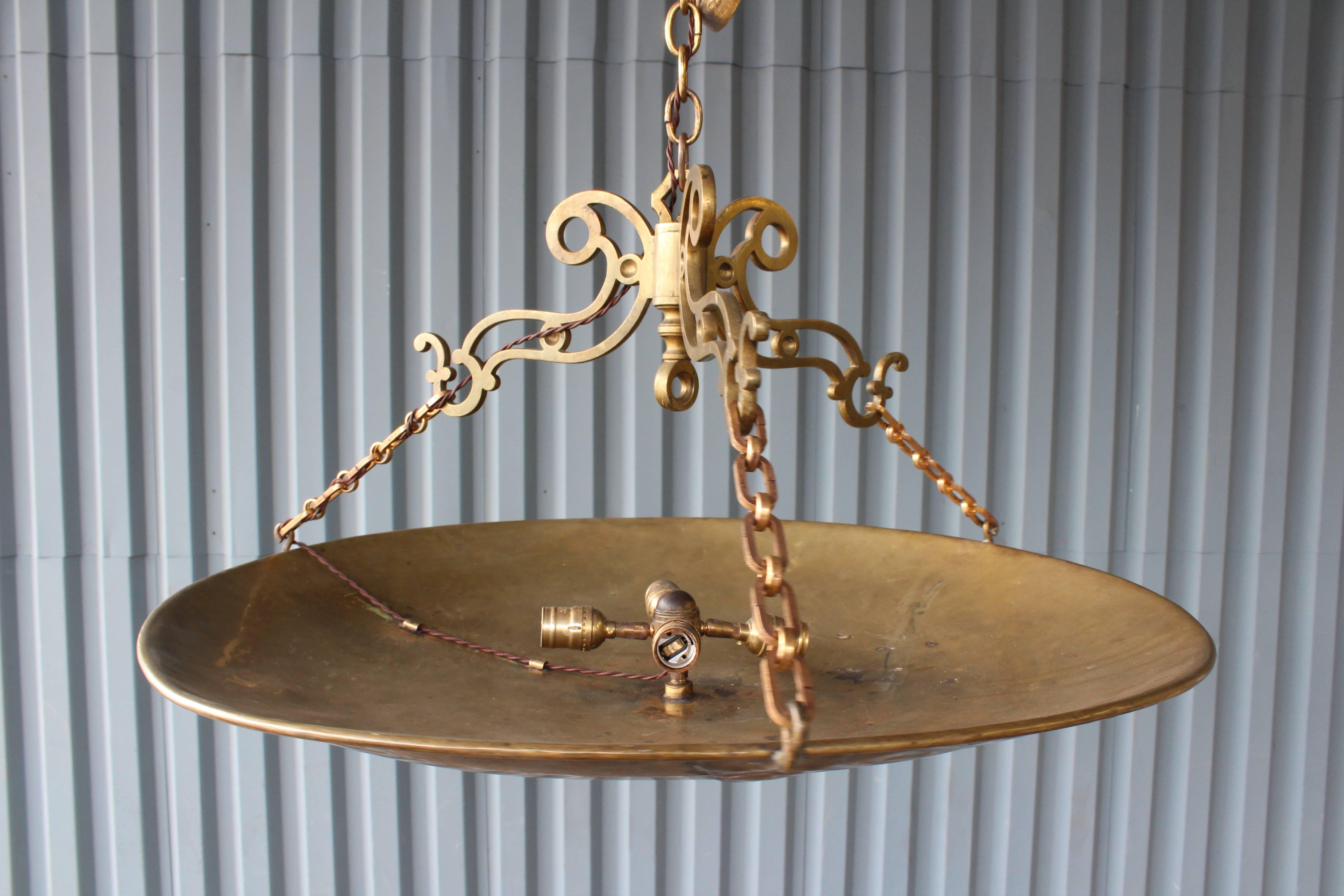 Antique Brass Pendant Light 2