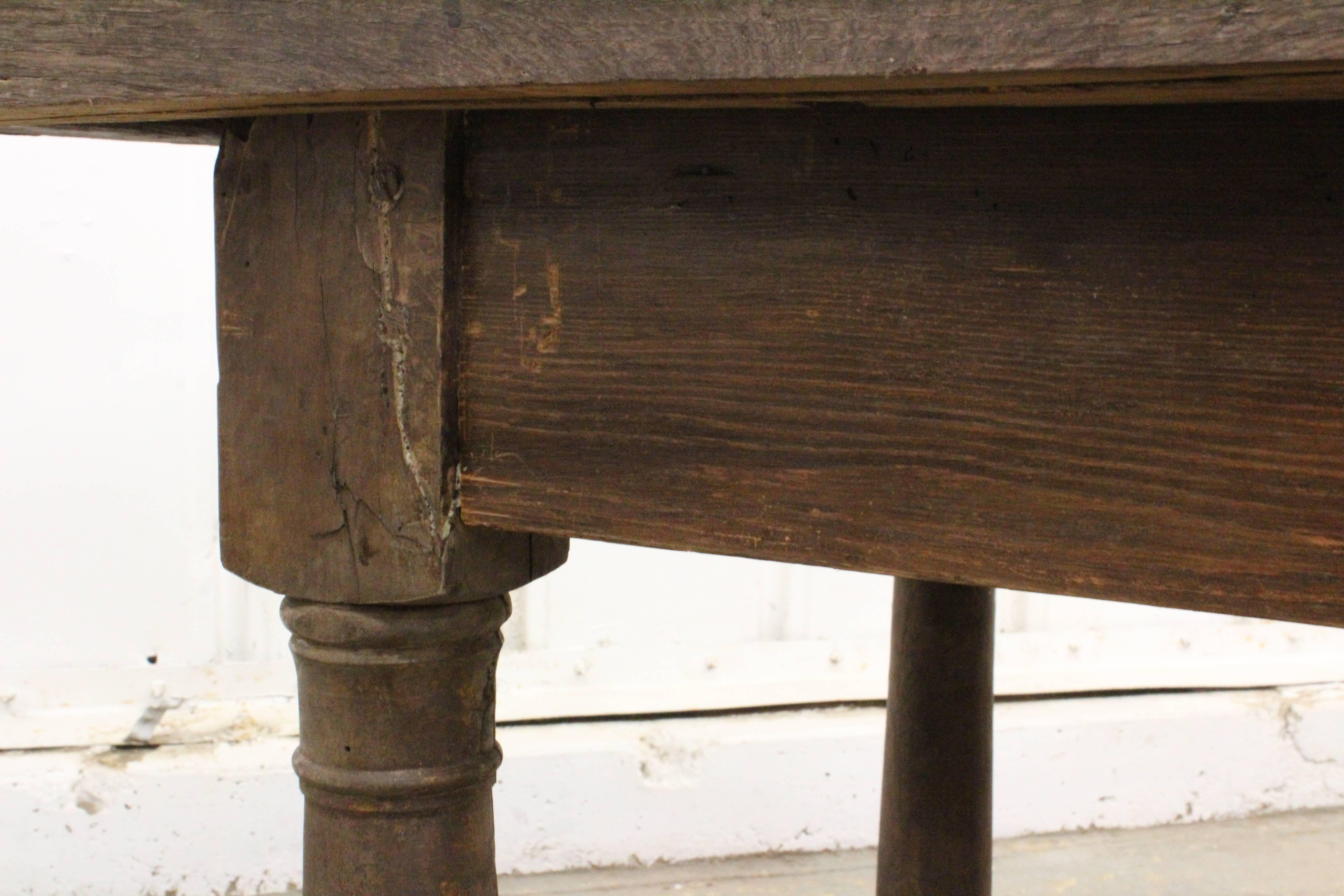 17th Century English Oak Refectory Table 1