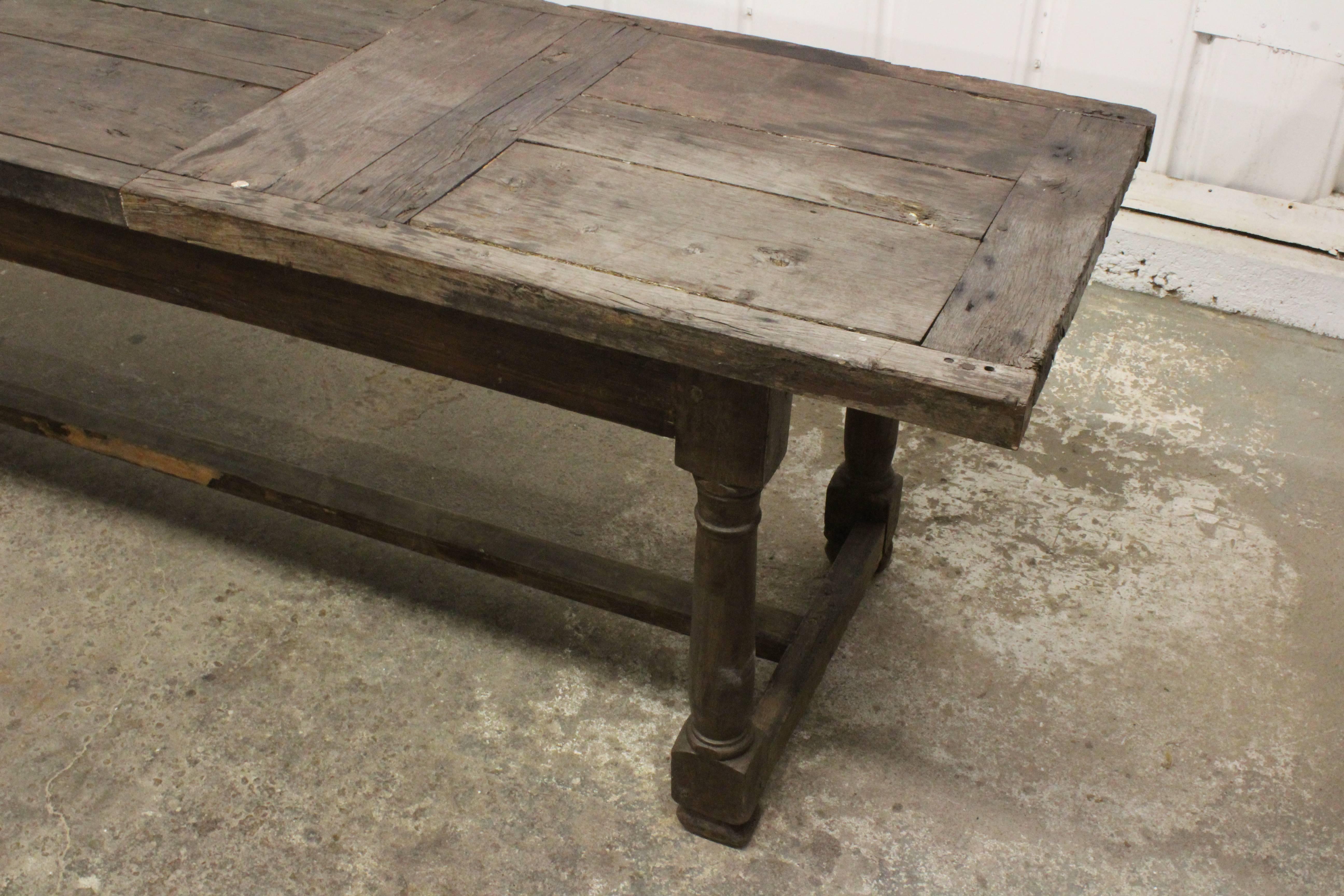 17th Century English Oak Refectory Table 2