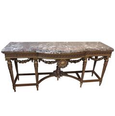 Louis XVI Style Console Table