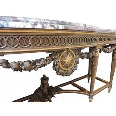 Louis XVI Style Console Table