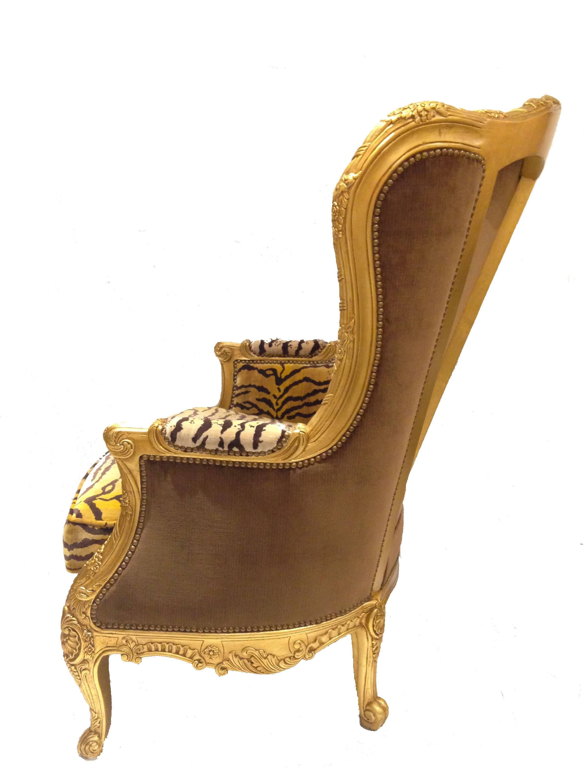 Hand-Crafted Louis XIV Bergere For Sale