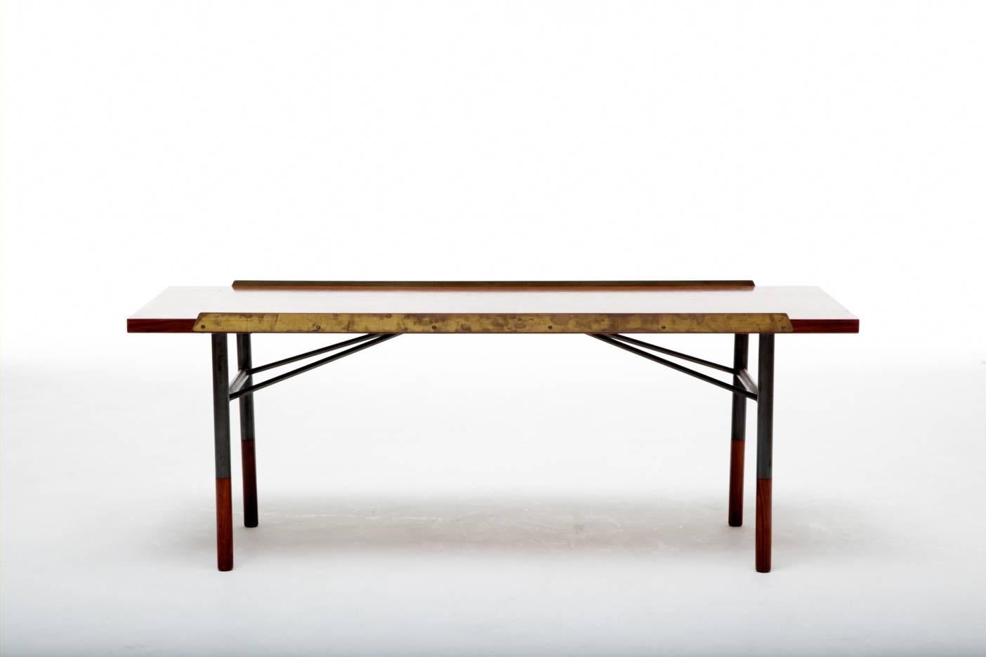 Scandinavian Modern Finn Juhl Rosewood Bench/ Table, Model BO 101 for Bovirke, Denmark