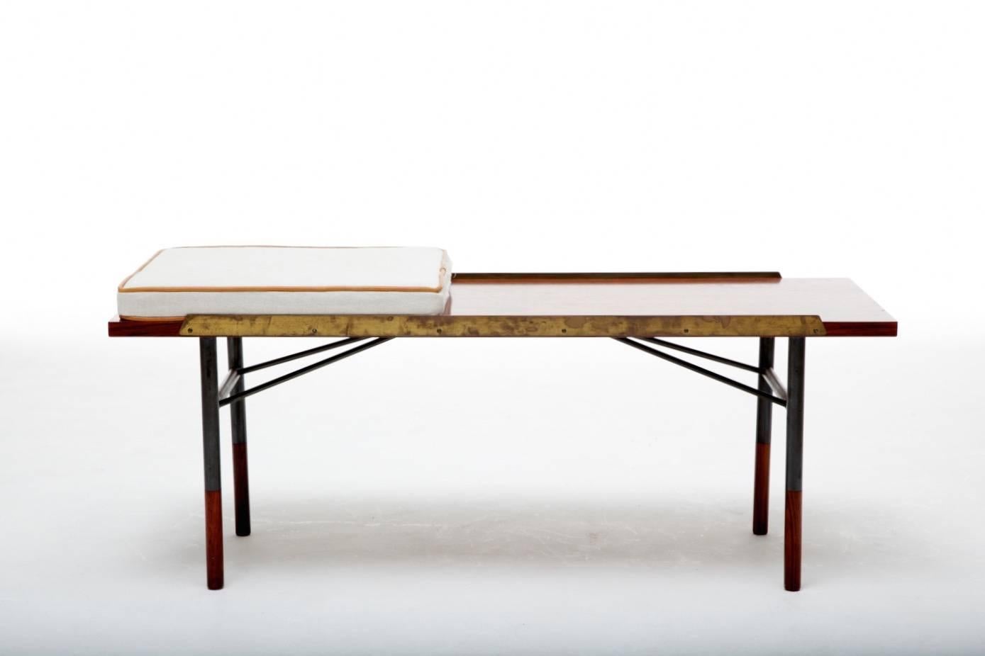 Danish Finn Juhl Rosewood Bench/ Table, Model BO 101 for Bovirke, Denmark