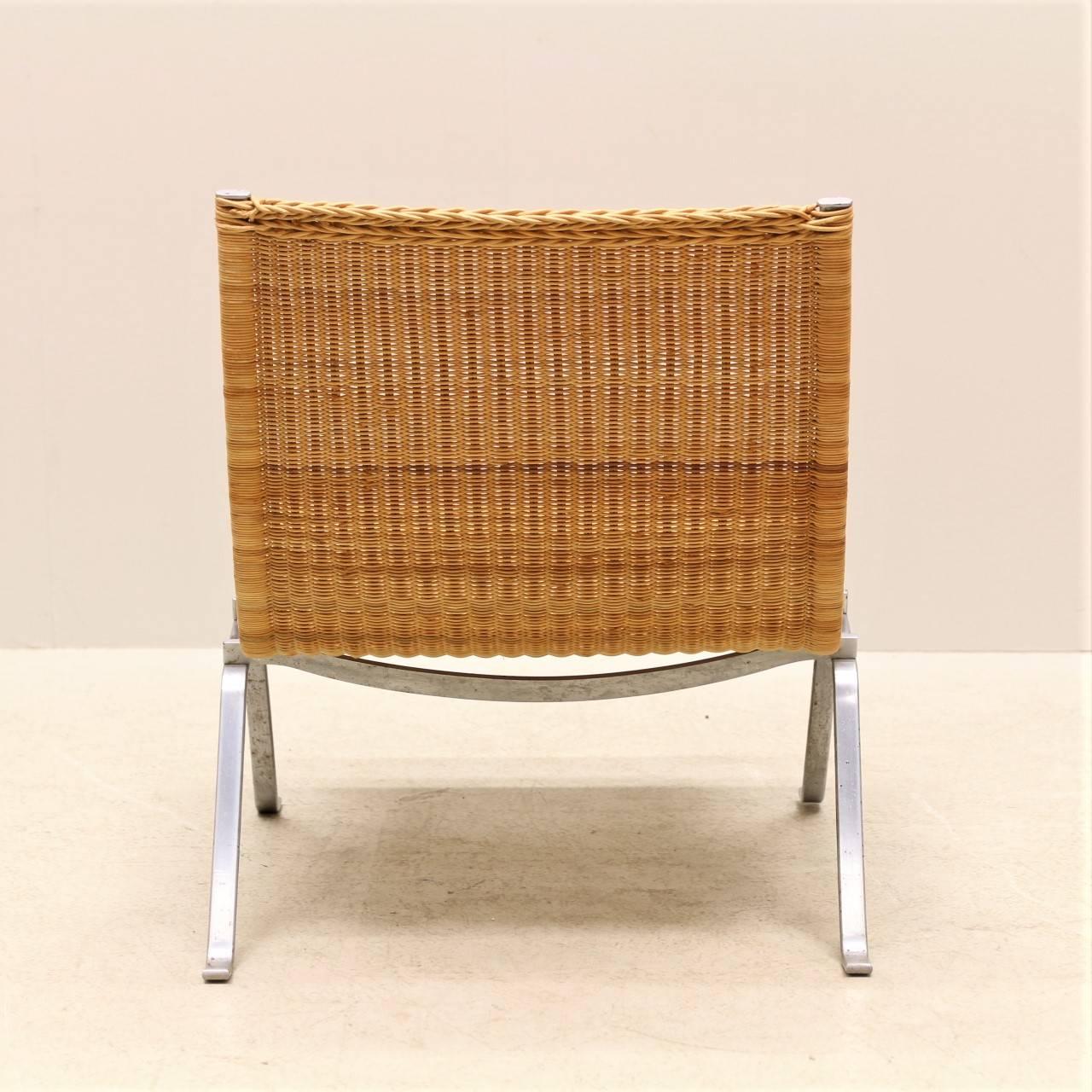 Danish Poul Kjaerholm PK-22 Cane Chair, for E. Kold Christensen, 1950s, Denmark