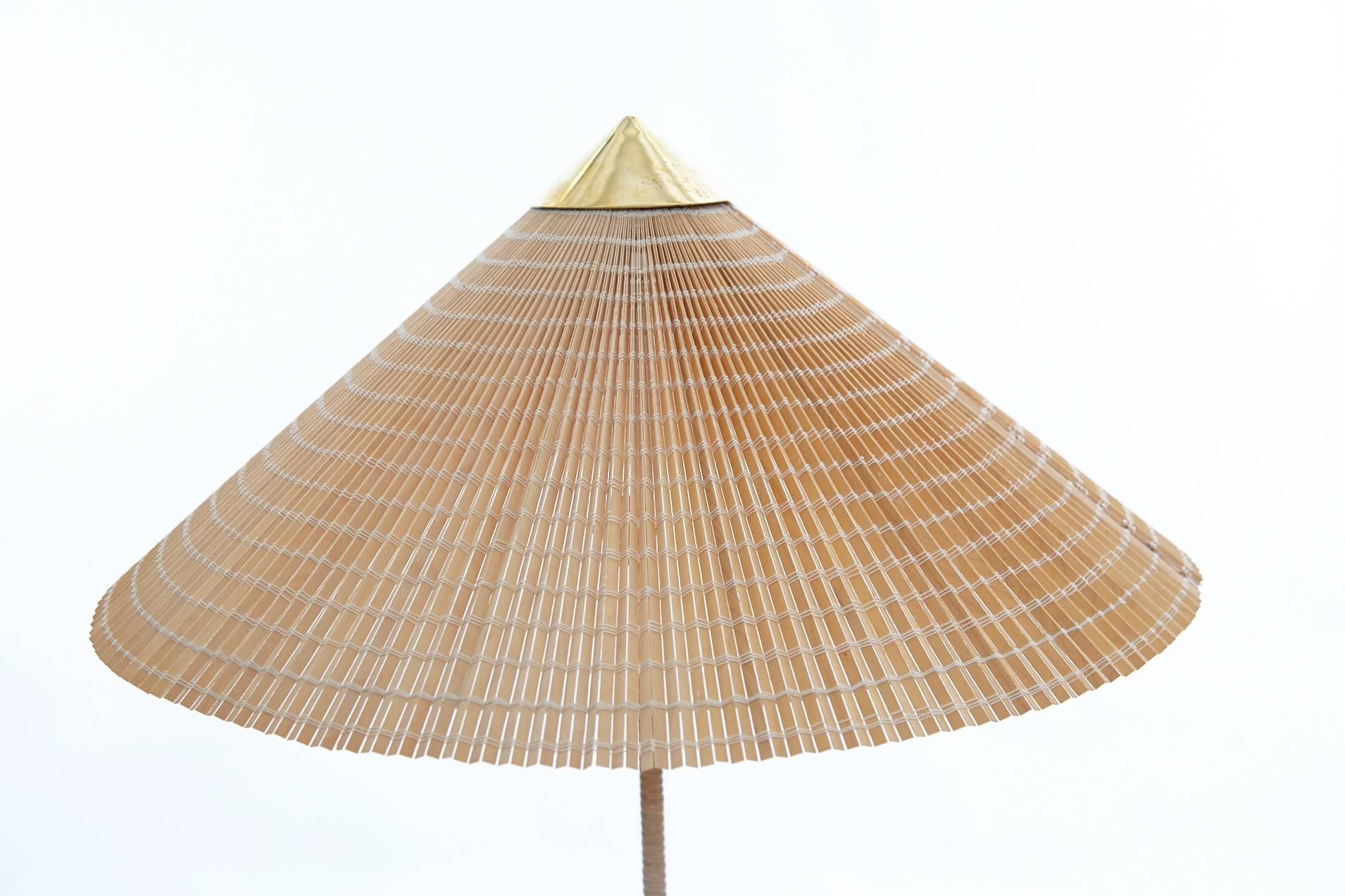 Finnish Paavo Tynell Chinese Hat Floor Lamp, Taito Oy, 1940s, Finland