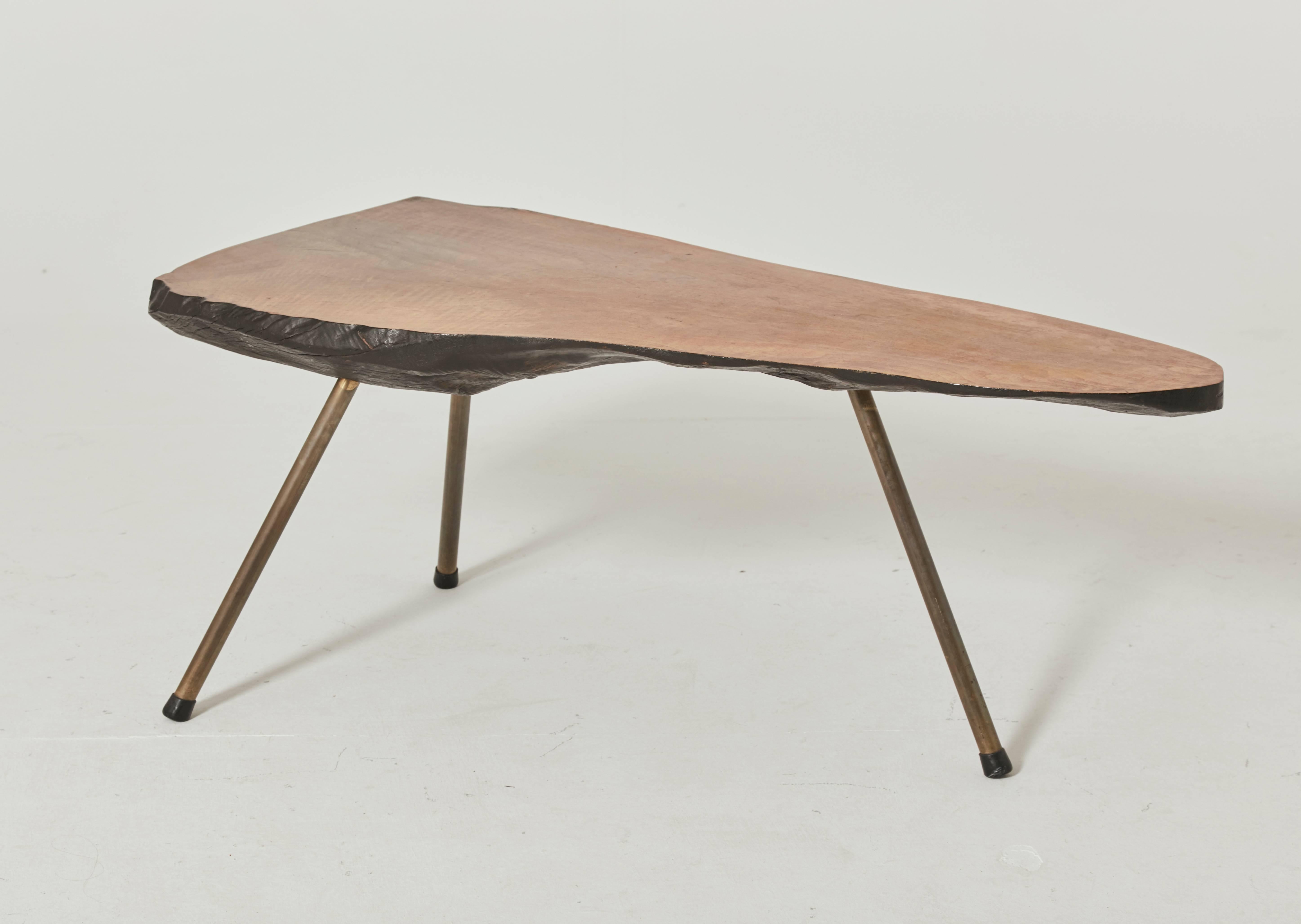 Austrian Large Midcentury Tree Trunk Table Attributed to Carl Auböck, Austria, 1950s