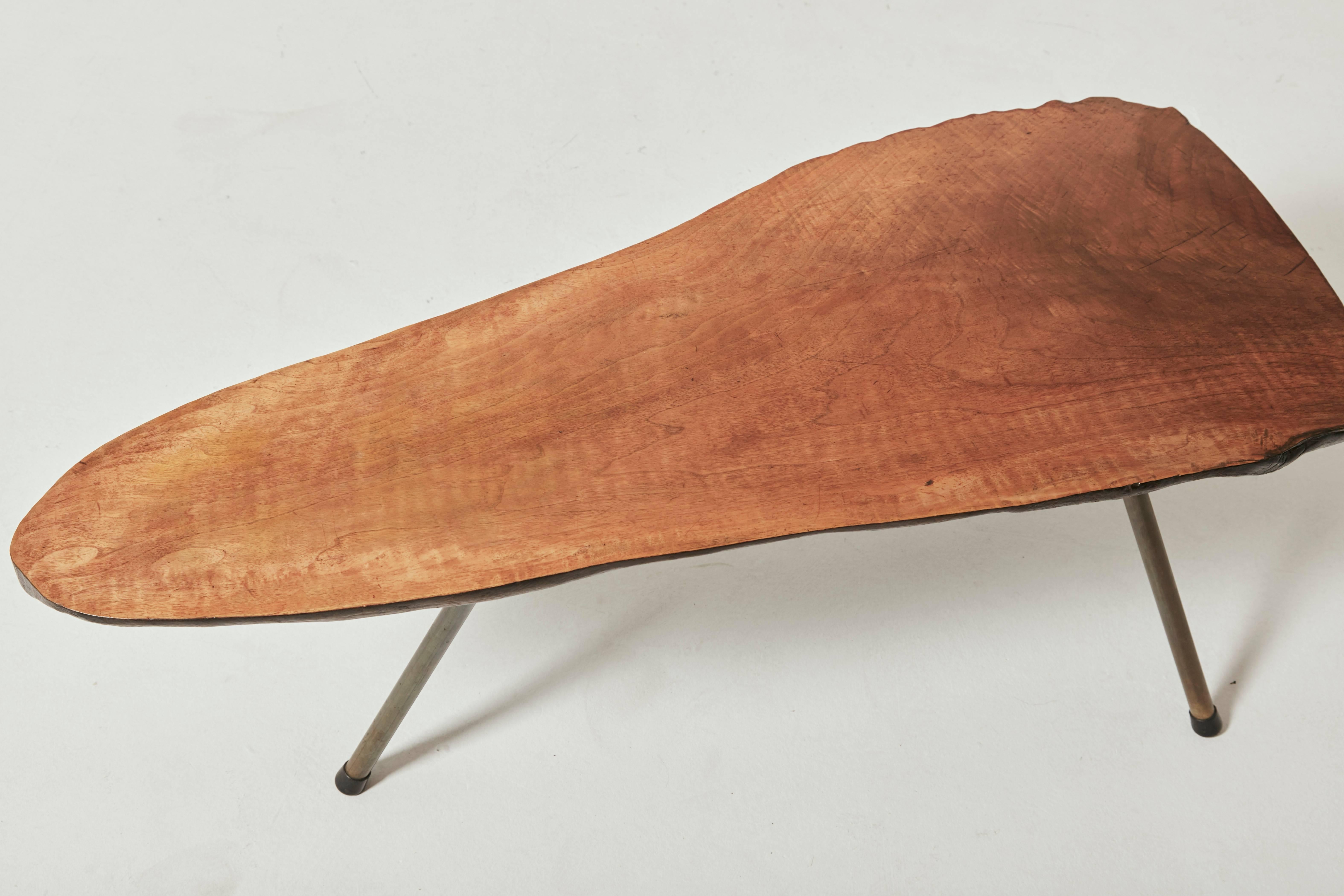 Large Midcentury Tree Trunk Table Attributed to Carl Auböck, Austria, 1950s 1