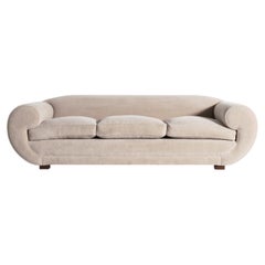 Elegantes Sofa aus reinem Alpaka gepolstert