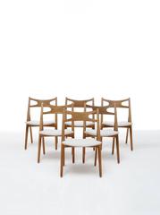 Wegner CH29 Sawbuck Dining Chairs