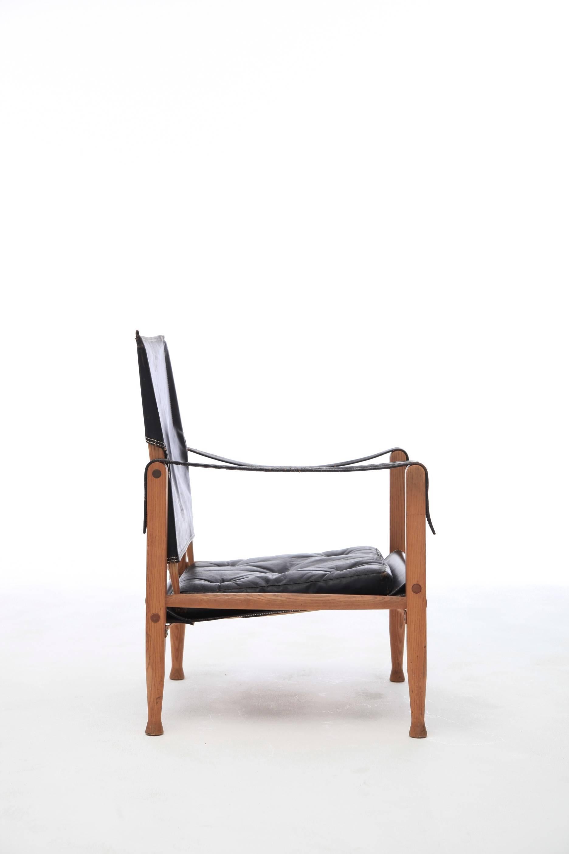 Danish Kaare Klint Safari Campaign Chair, Designed in 1933 for Rud. Rasmussen