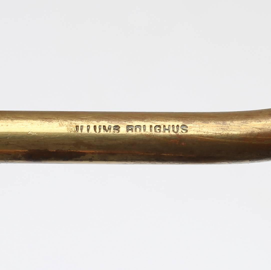 20th Century Brass Serpentine Candlestick Holder by Illums Bolighus, Denmark