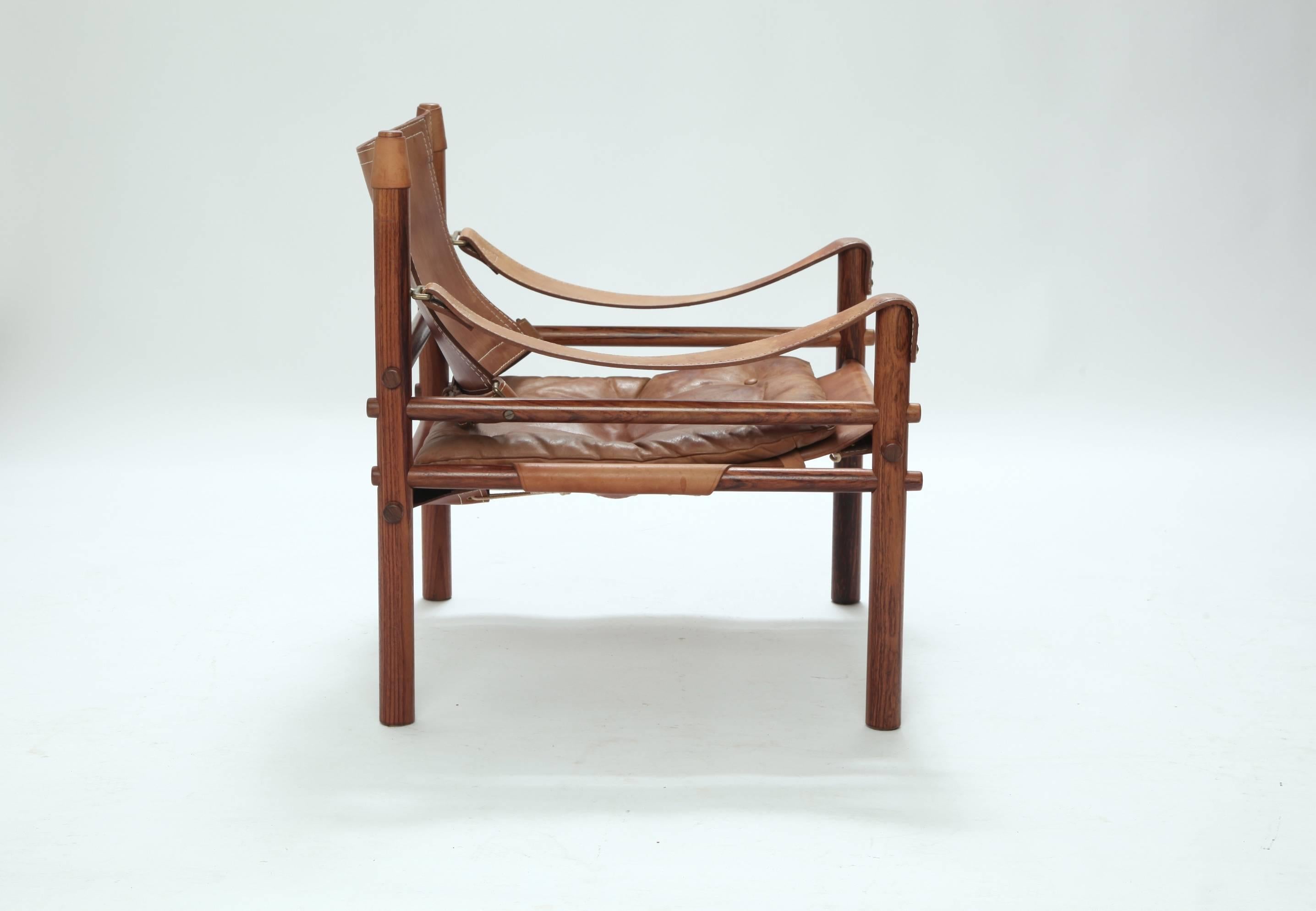 Arne Norell Rosewood Safair Sirocco Chair, Sweden, 1960s In Excellent Condition In London, GB