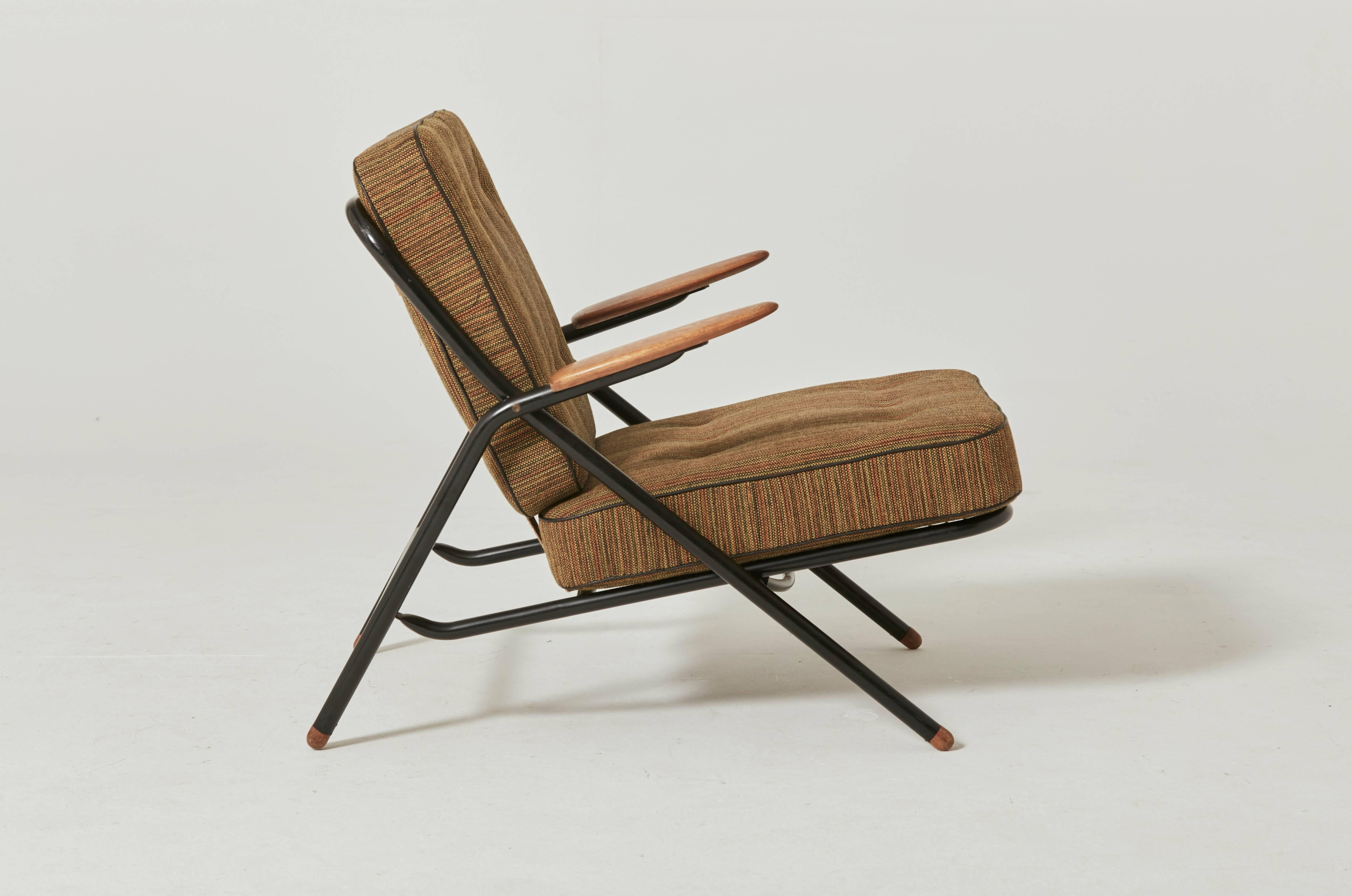 Rare Hans Wegner GE215 Sawbuck Chair, Denmark, 1950s In Excellent Condition In London, GB