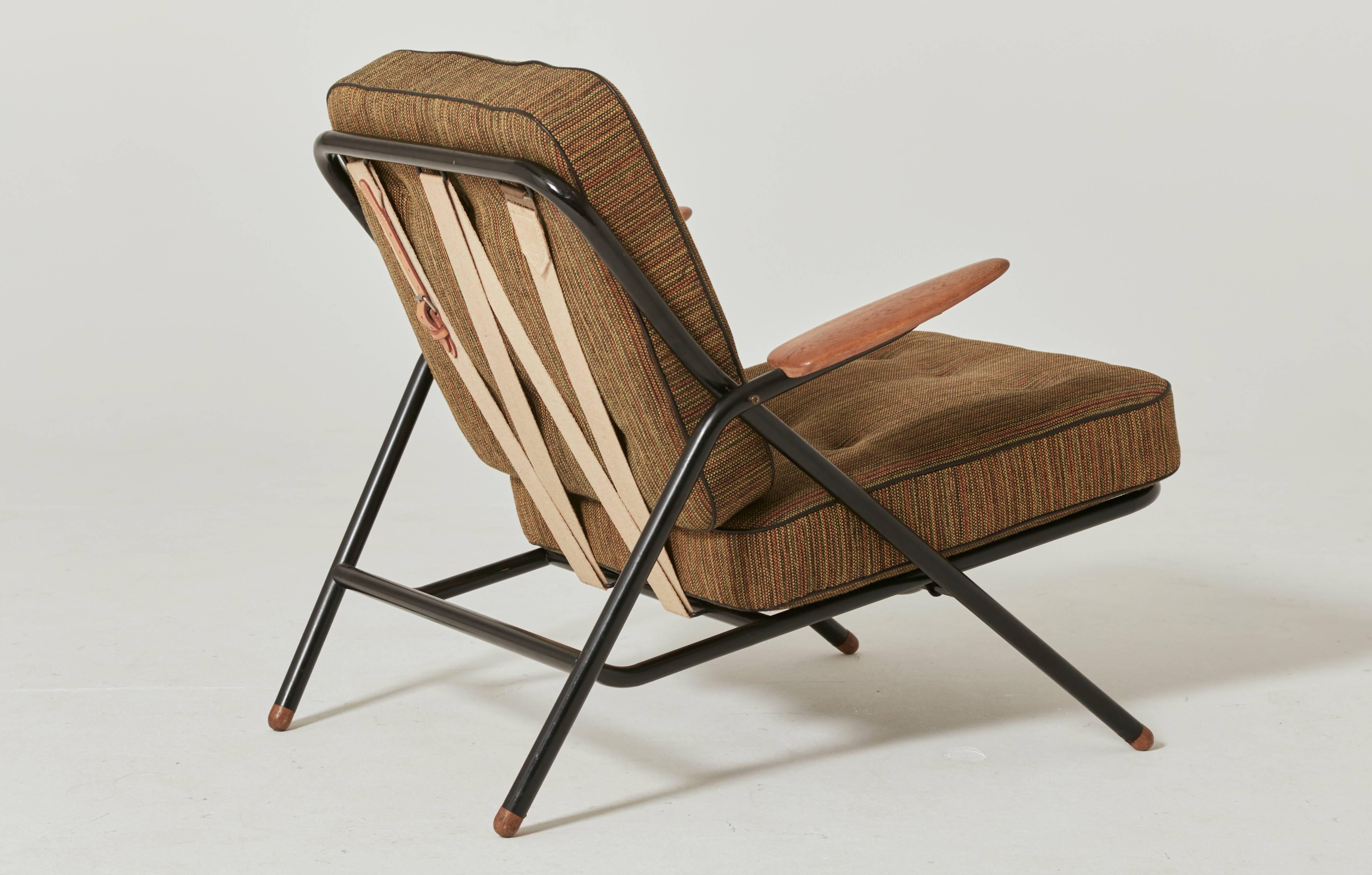 Danish Rare Hans Wegner GE215 Sawbuck Chair, Denmark, 1950s