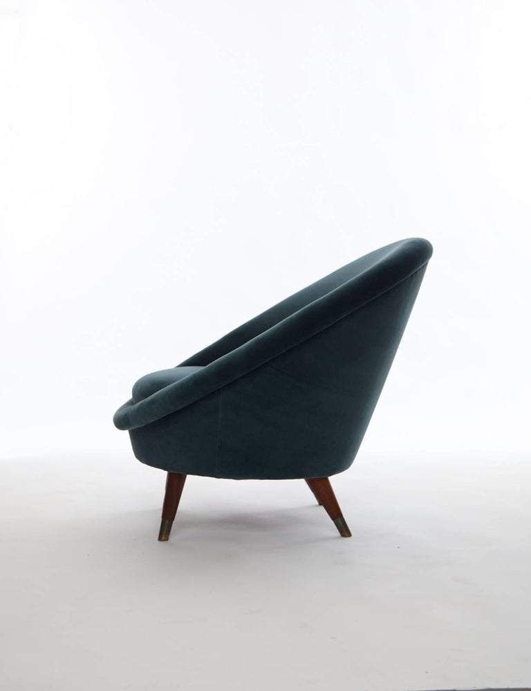 1950s Norwegian Egg Chair For At 1stdibs Mid Century Modern 1950s Norwegian Egg Chair For
