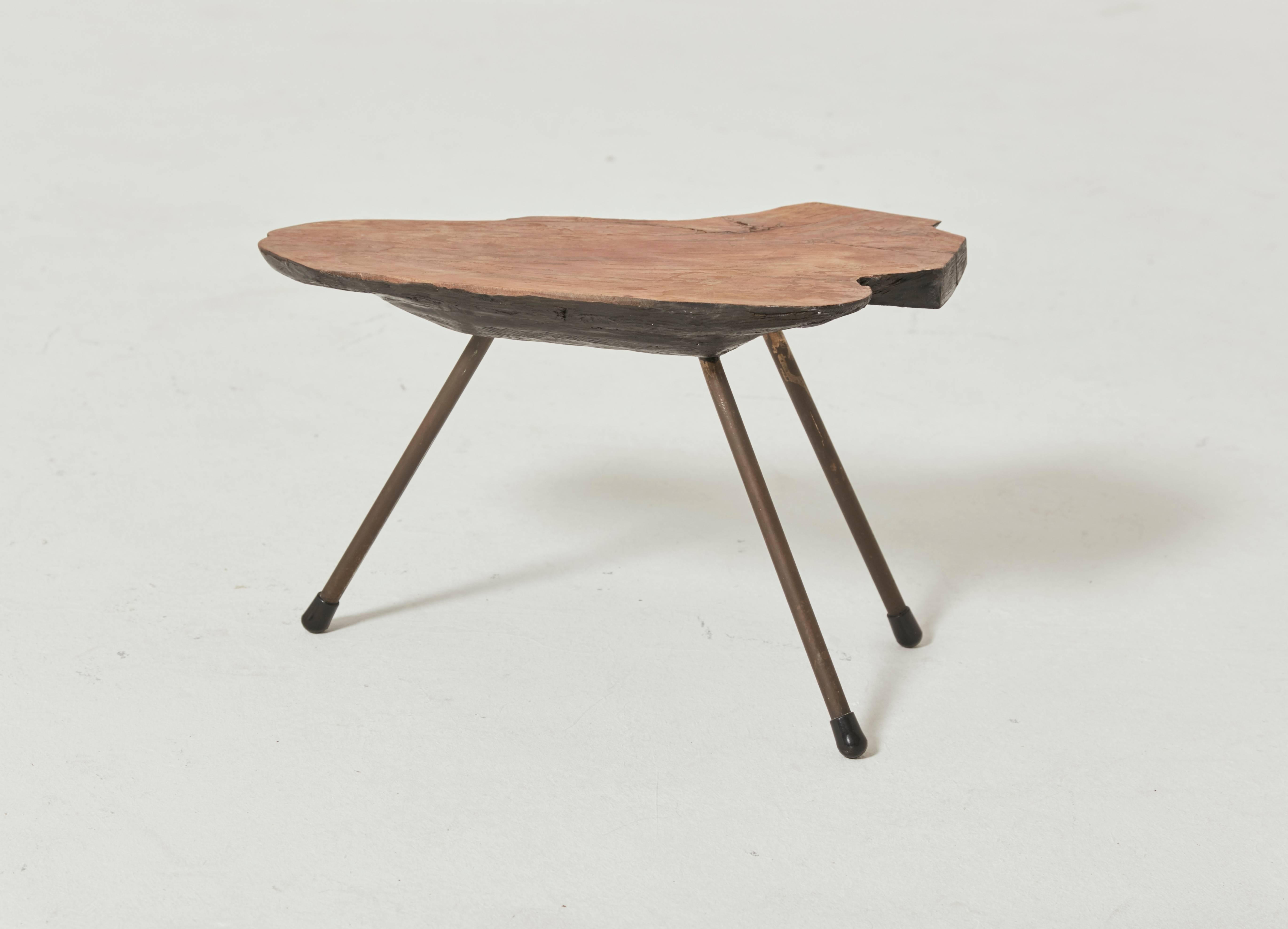 Mid-Century Modern Small Midcentury Tree Trunk Table Attributed to Carl Aubock, Austria, 1950s