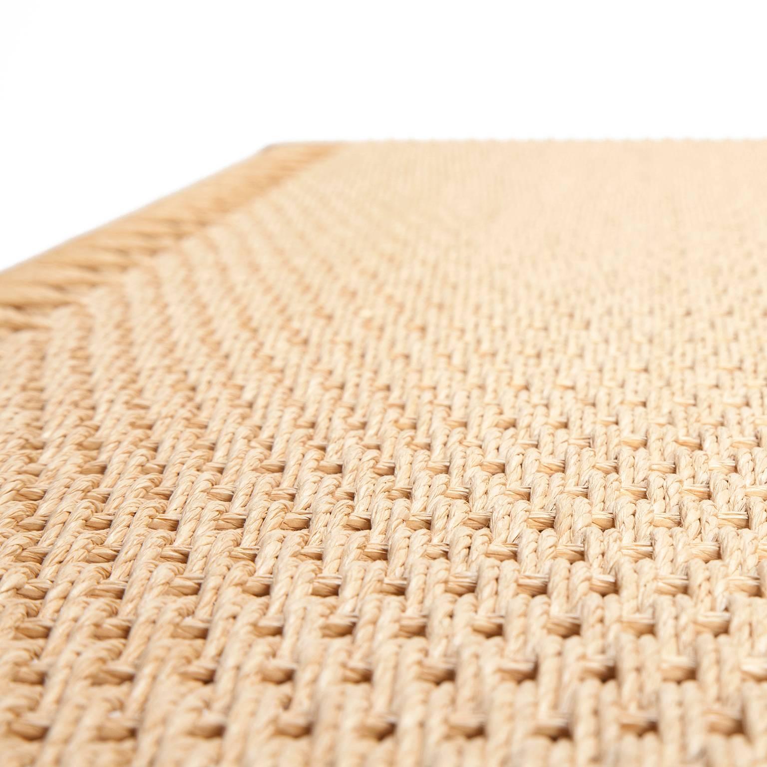 woven seat bench
