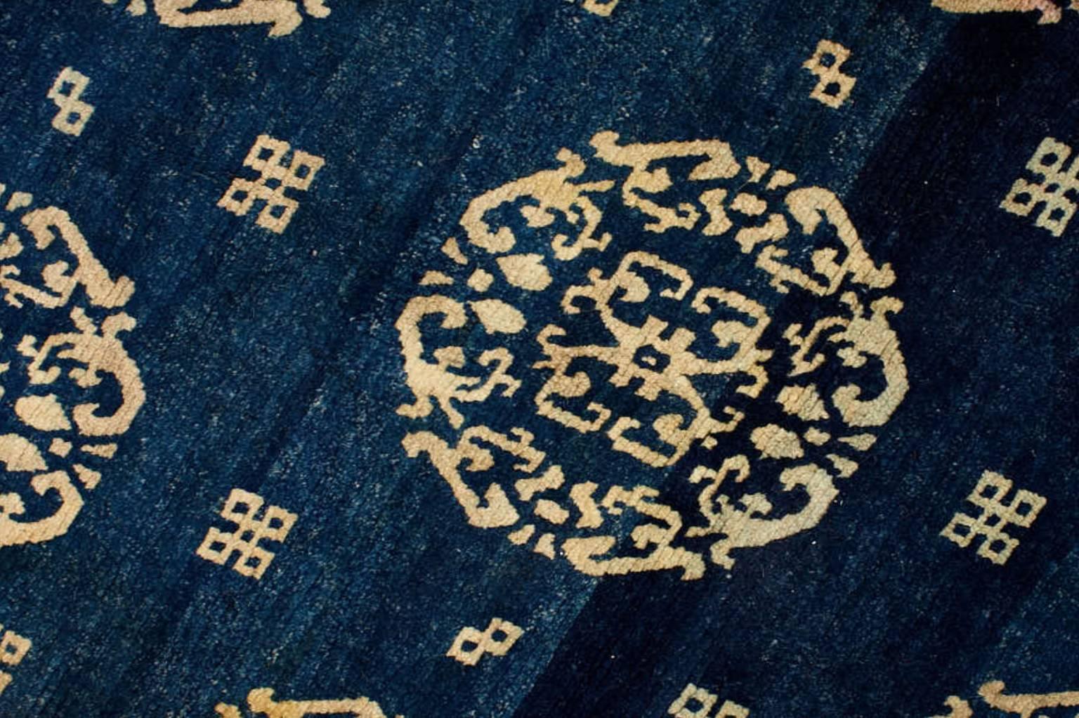 Vintage Tibetan Wool Rug 1
