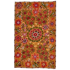 Vintage Multi Colored Suzani Textile