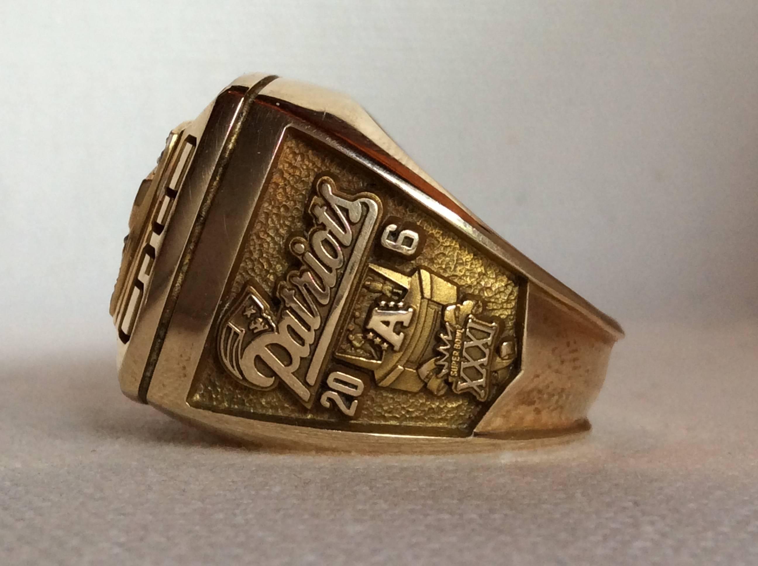 new england patriots afc championship rings