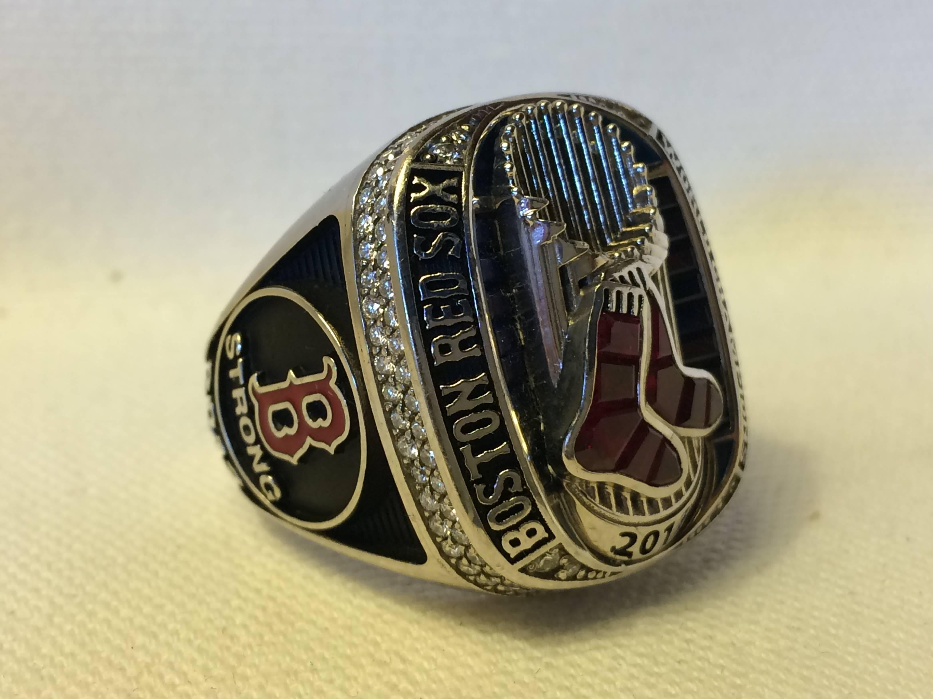 2013 Boston Red Sox World Series Championship Ring, Diamonds, Rubies, Sapphires 2