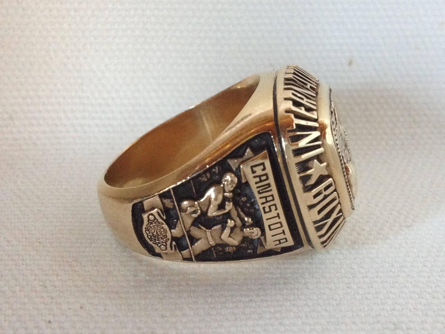 Riddick Bowe International Boxing Hall of Fame Ring fighting sports