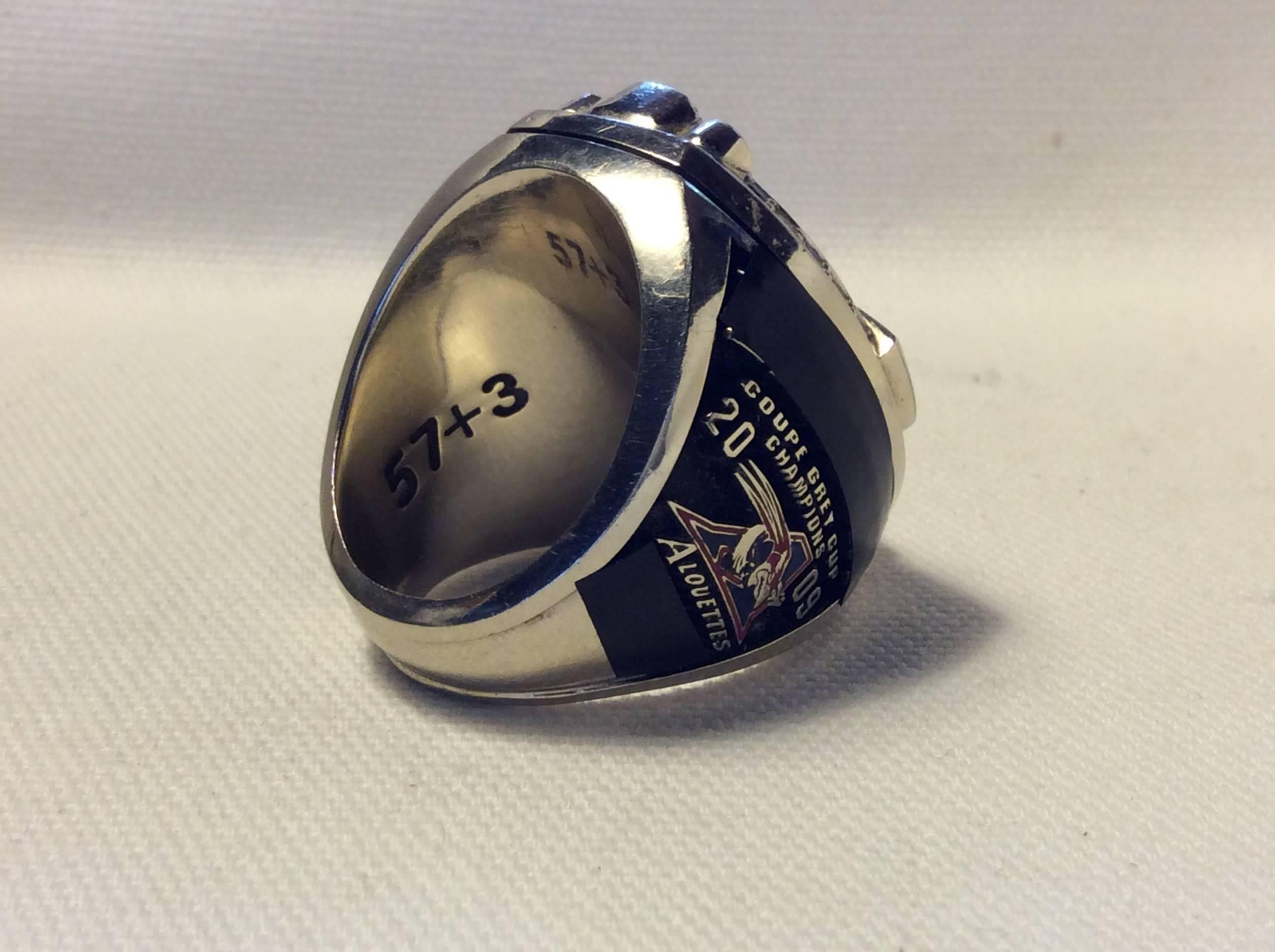 2009 Montreal Alouettes CFL Grey Cup Players Championship Ring For Sale 1