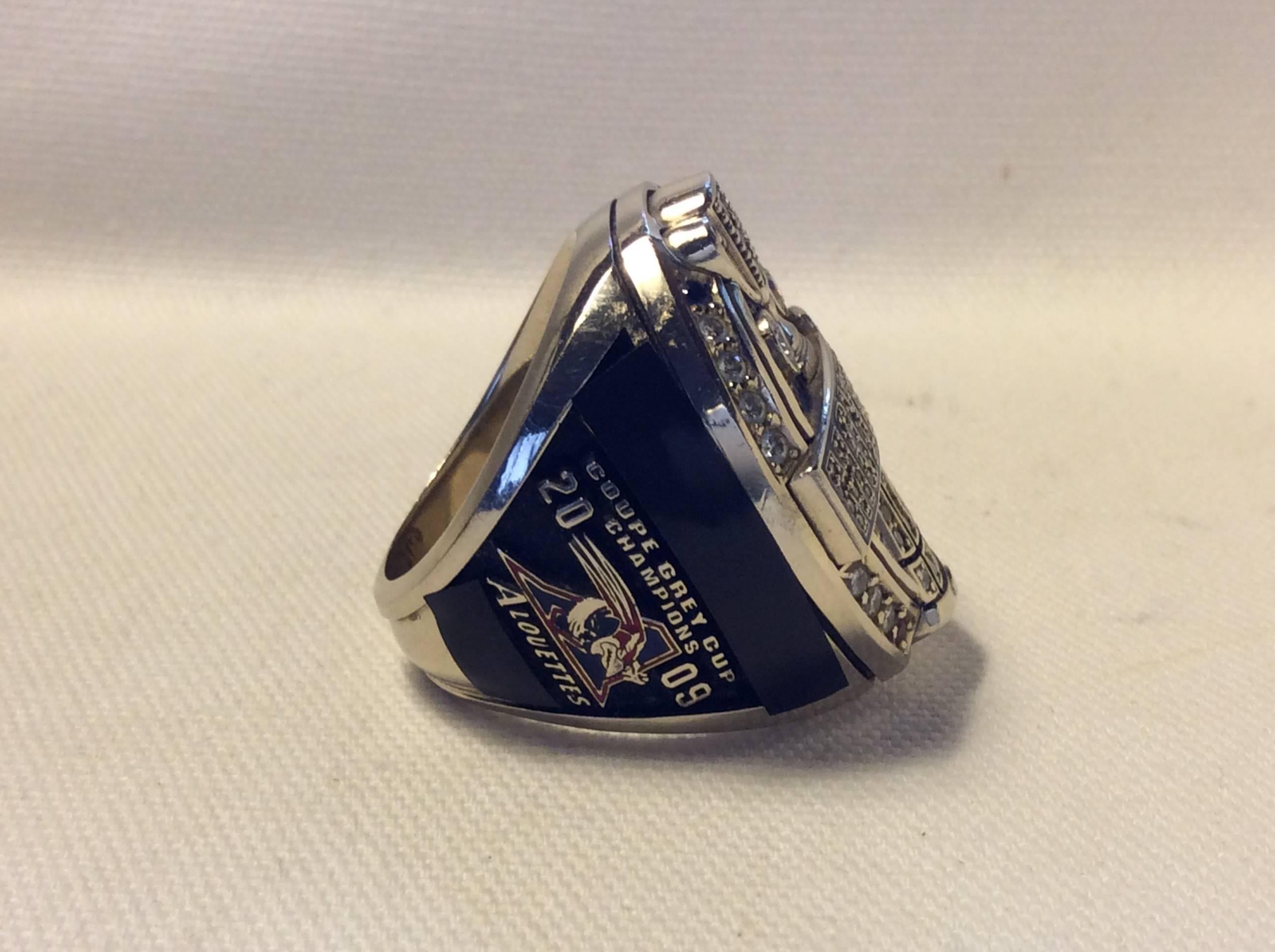 2009 Montreal Alouettes CFL Grey Cup Players Championship Ring For Sale 2