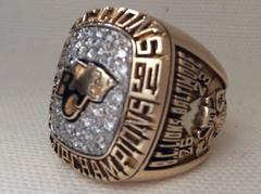 1994 BC Lions CFL Grey Cup Championship Players Ring
