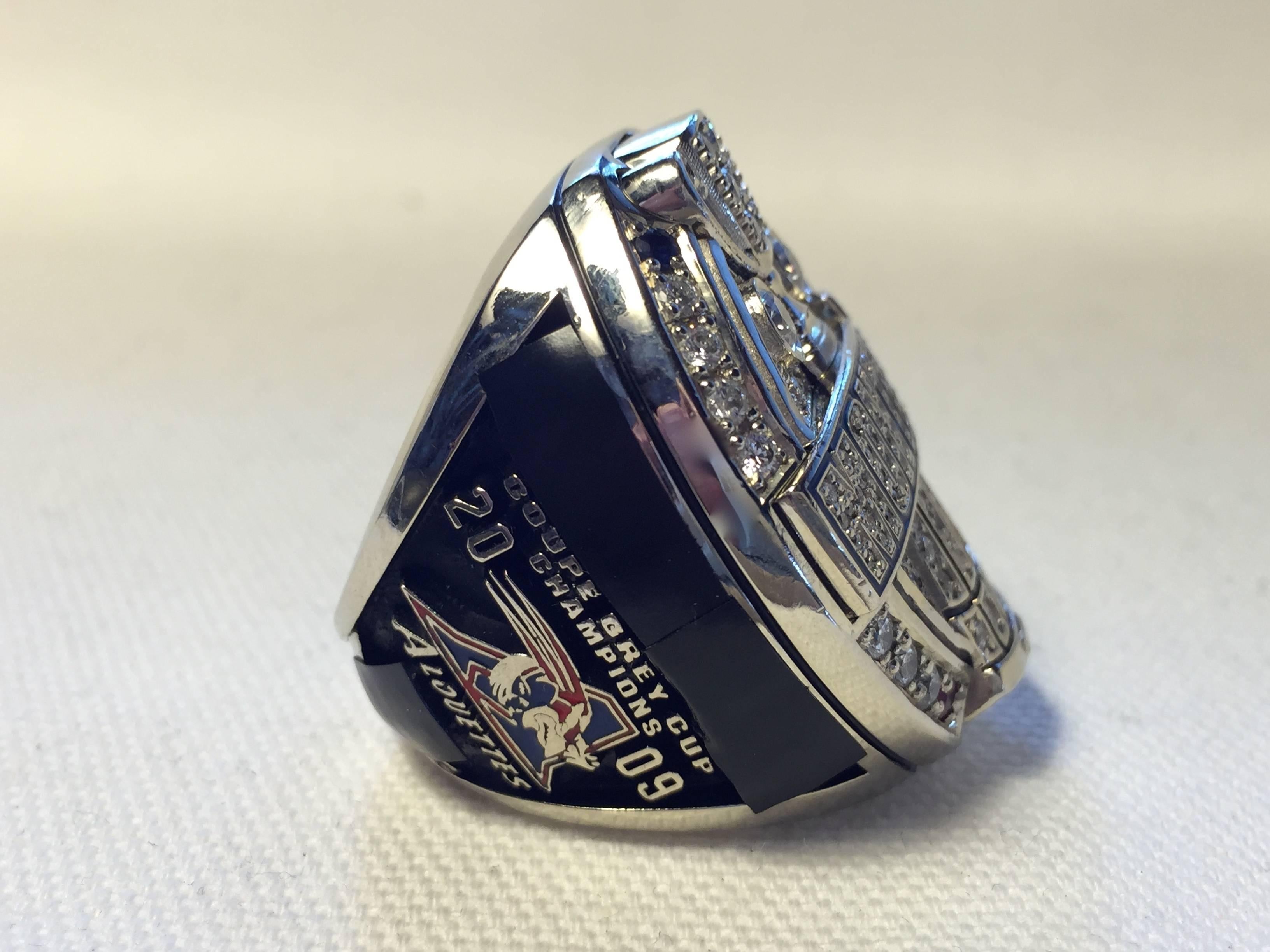 2009 Montreal Alouettes CFL Grey Cup Championship Players Ring football nfl gold For Sale 1