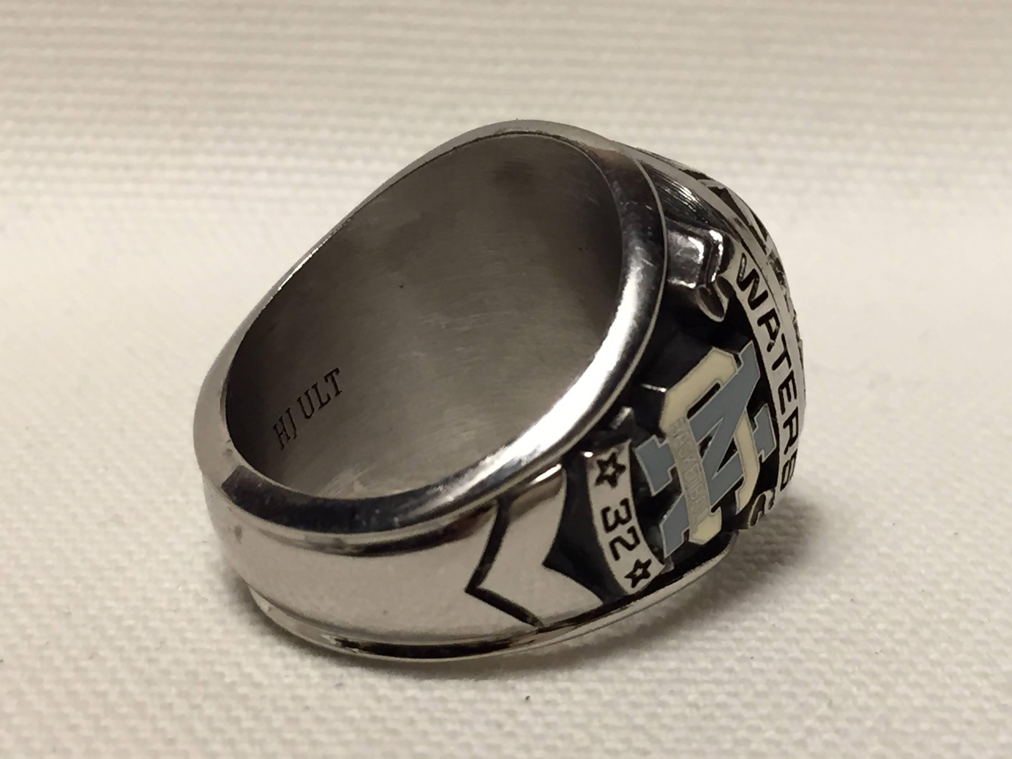 1982 University of North Carolina National Championship Salesman Sample Ring For Sale 1