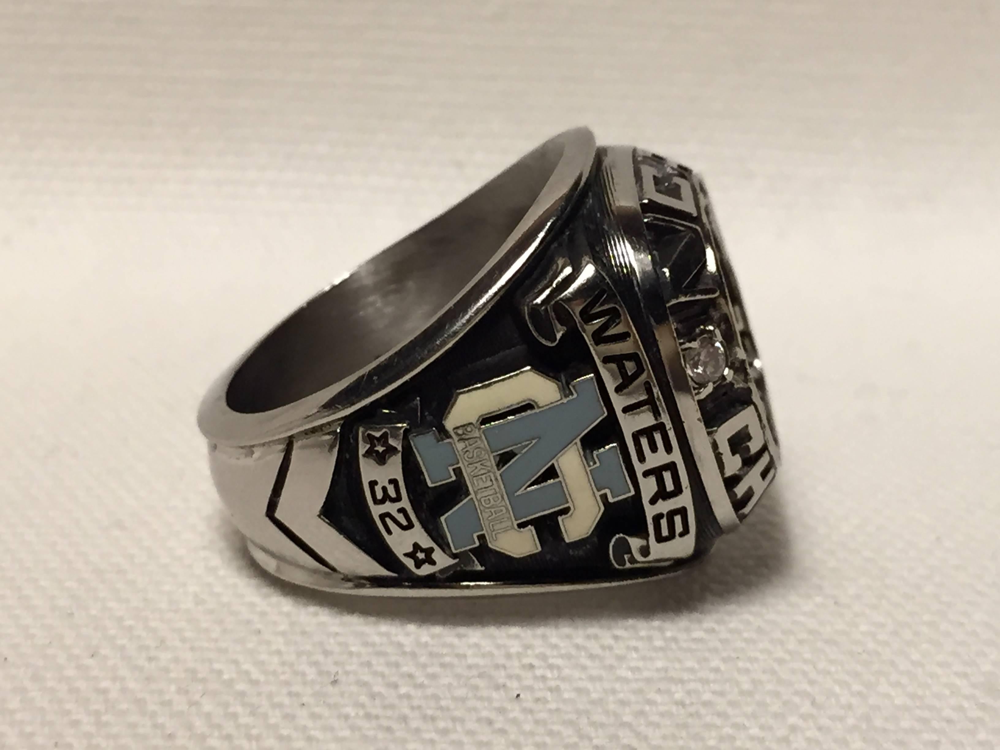 1982 University of North Carolina National Championship Salesman Sample Ring For Sale 2