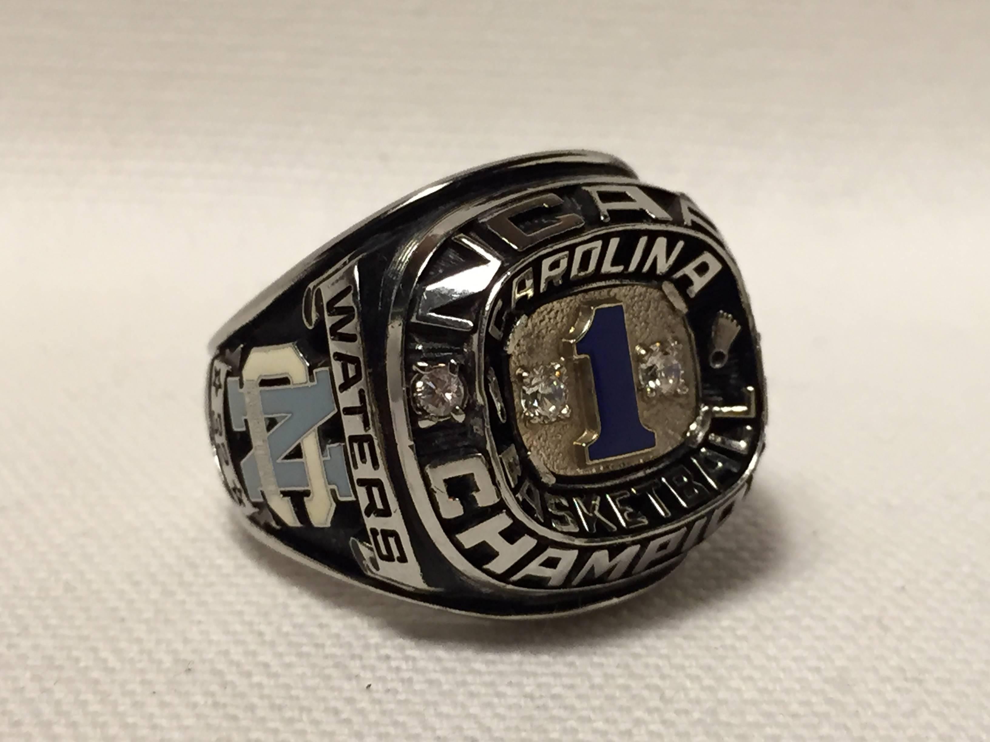1982 University of North Carolina National Championship Salesman Sample Ring For Sale 3