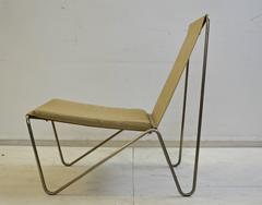 Classic "Bachelor" Linen Chair by Verner Panton, circa 1960